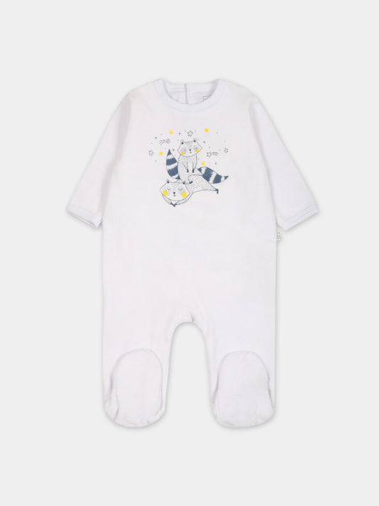 Tutina bianca con proc per neonato,Carrement Beau,Y97294 10P