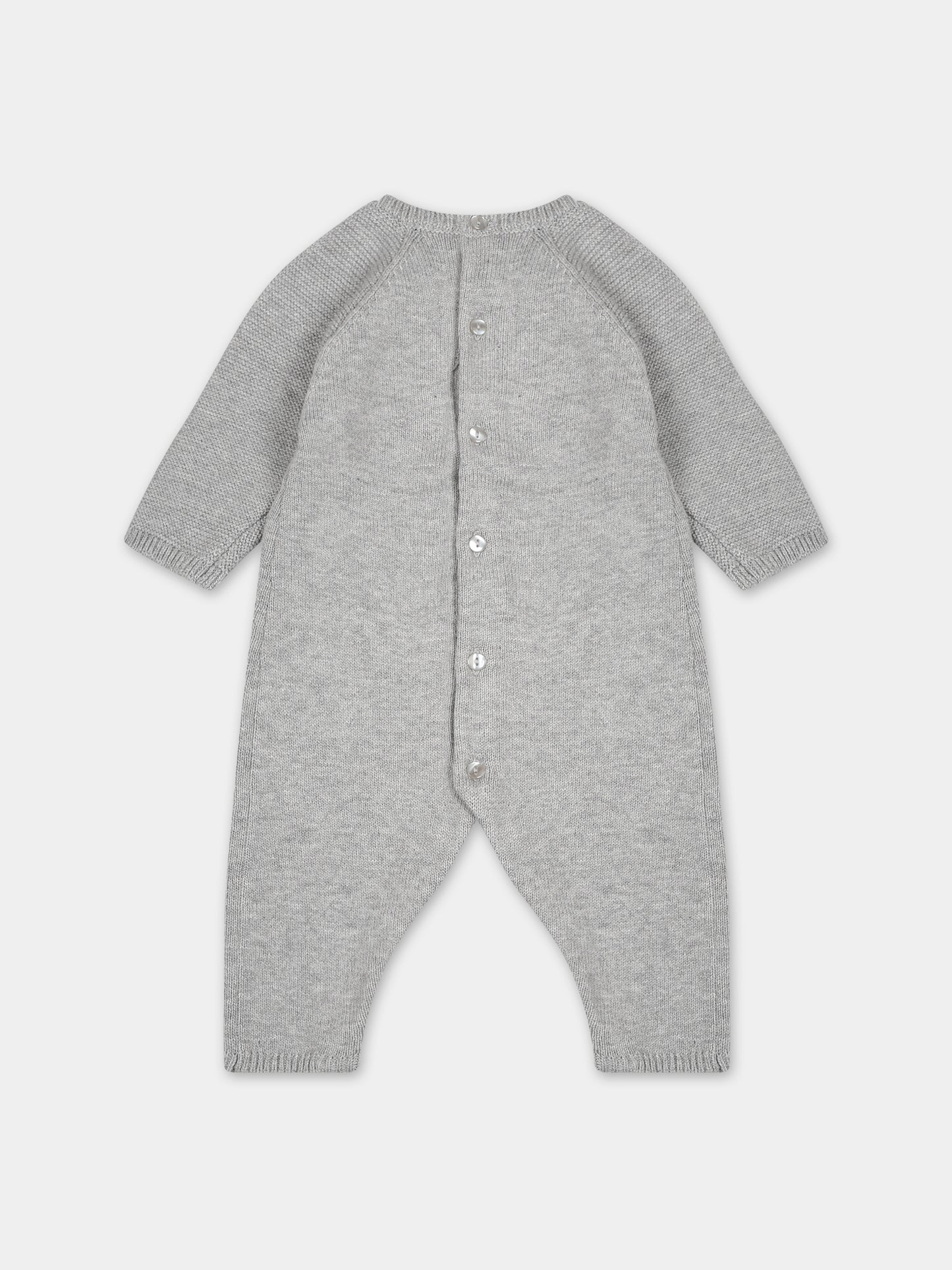 Tuitina grigia con procione per neonato,Carrement Beau,Y94301 A06