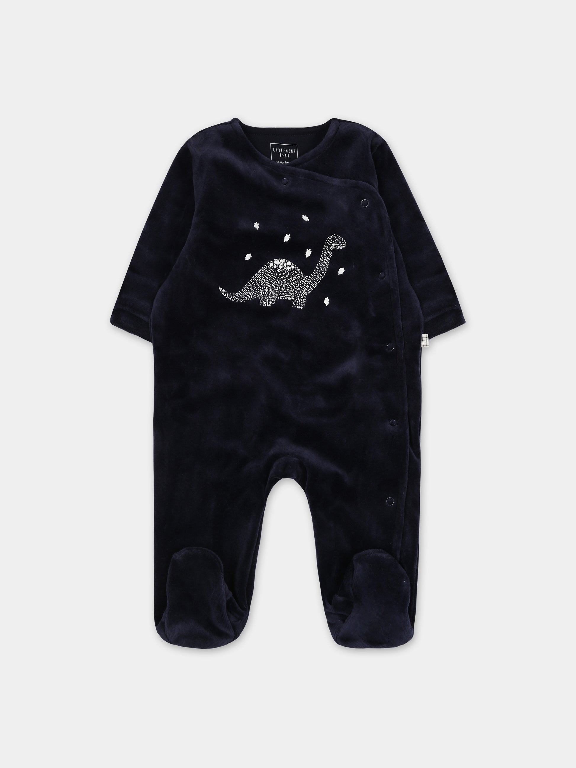 Tutina blu con dinosauro per neonato,Carrement Beau,Y97302 849