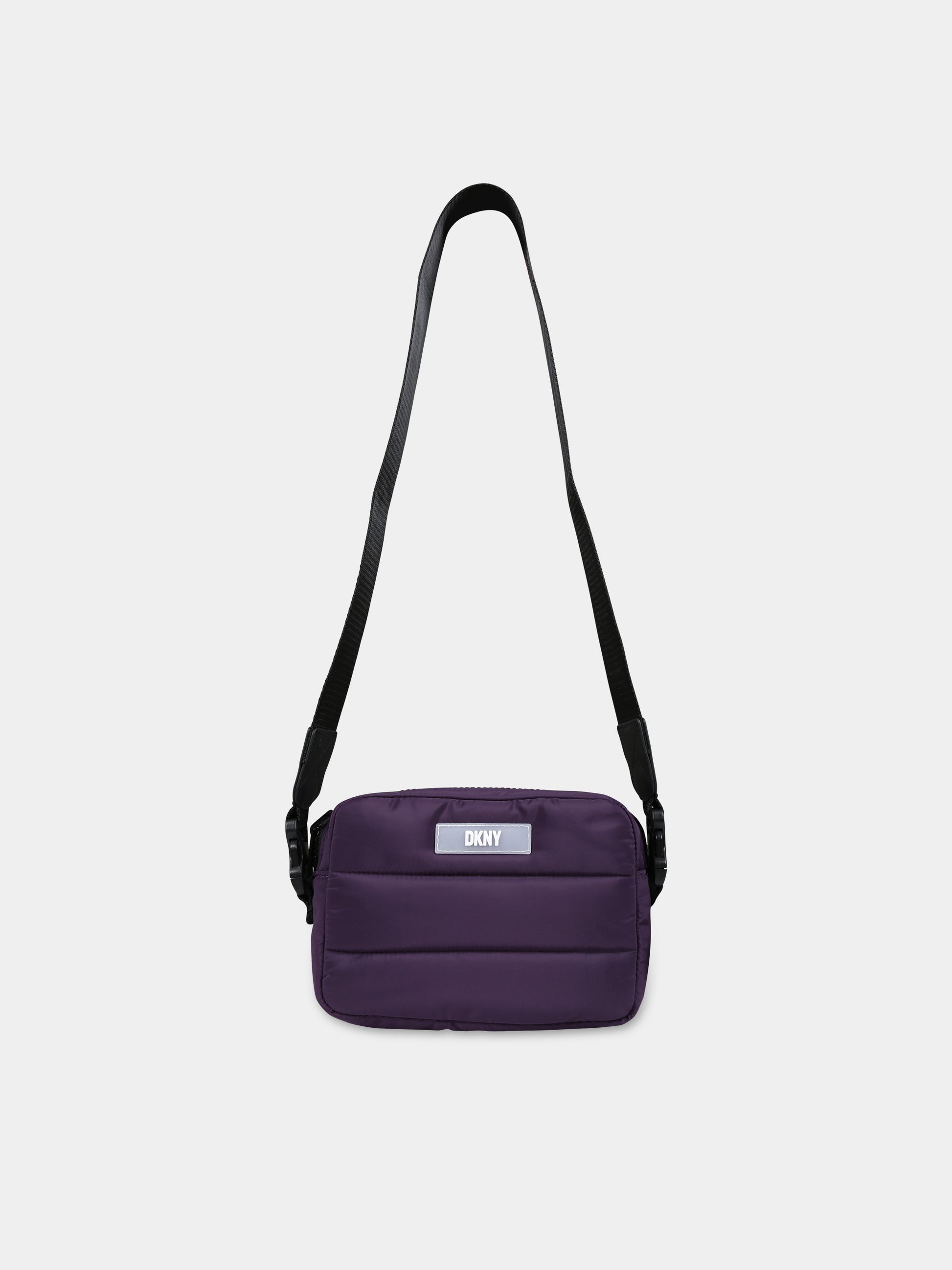 Borsa viola per bambina con logo,Dkny,D30573 910