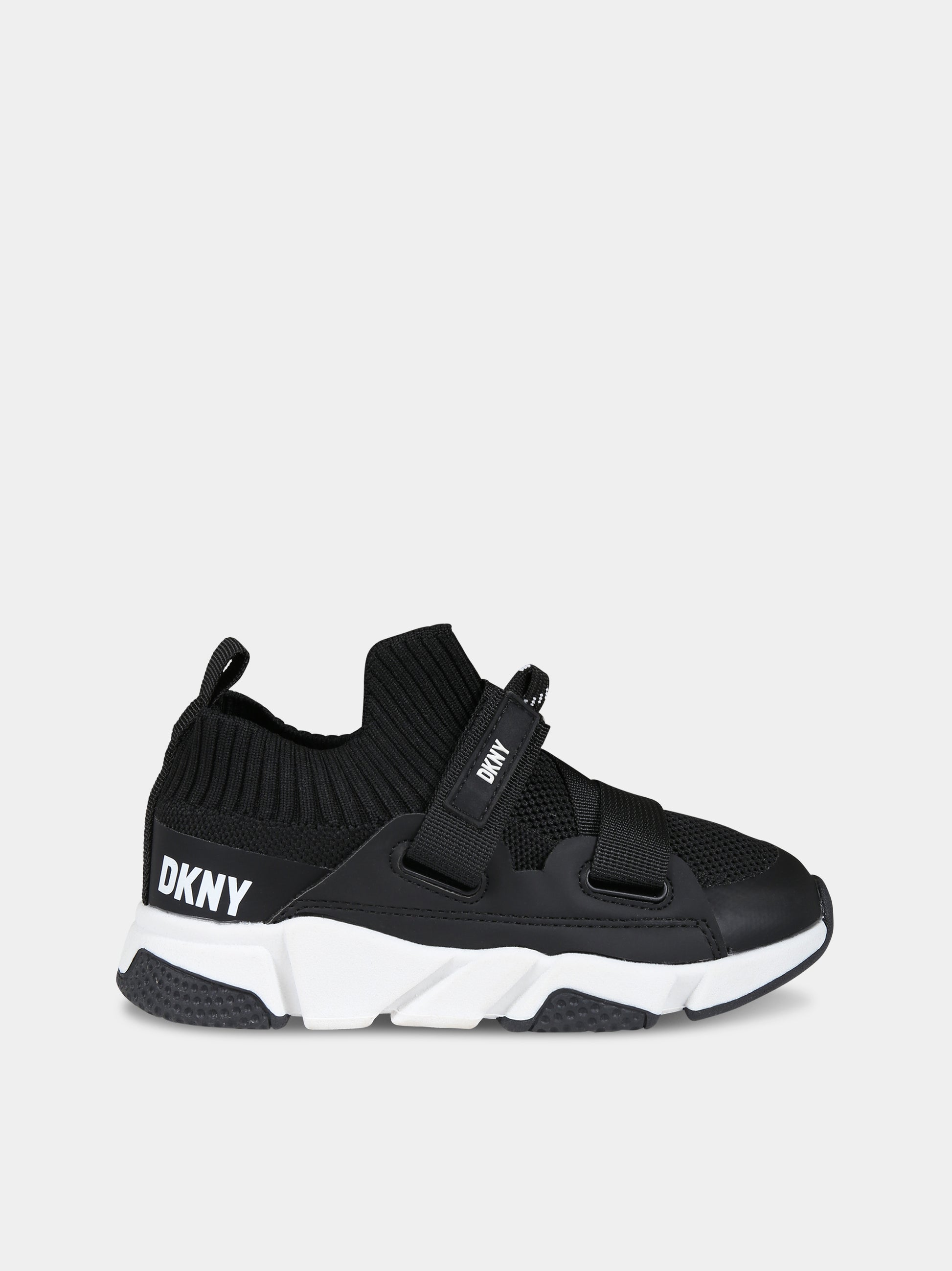 Sneakers nere per bambini con logo,Dkny,D59000 09B