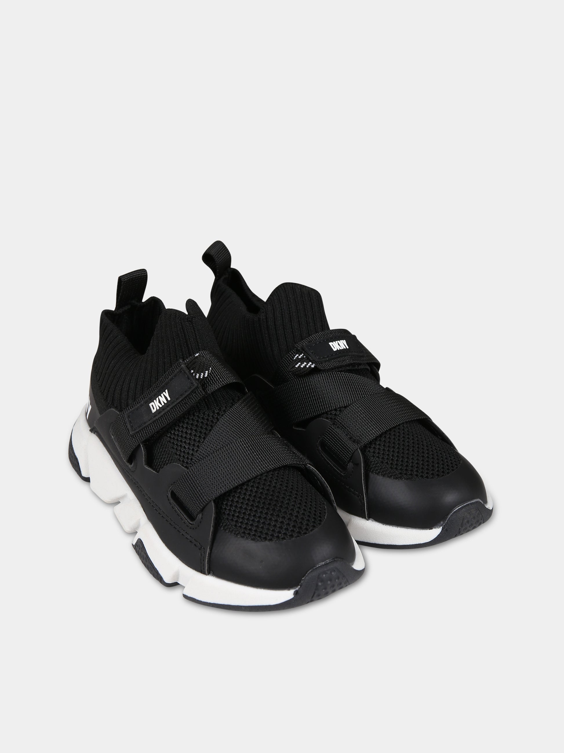 Sneakers nere per bambini con logo,Dkny,D59000 09B