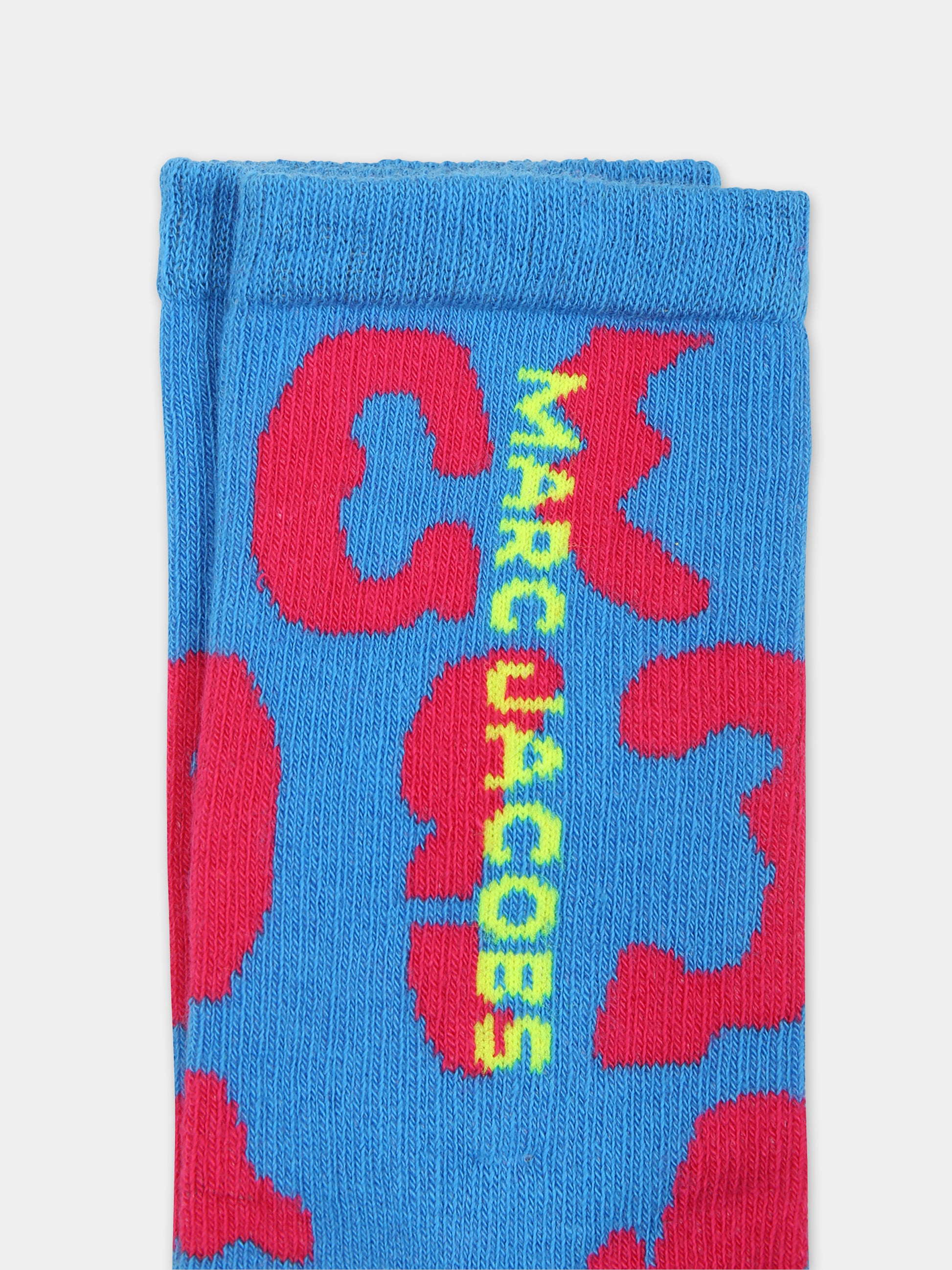 Calzini  multicolor per bambina,Little Marc Jacobs,W10219 83E