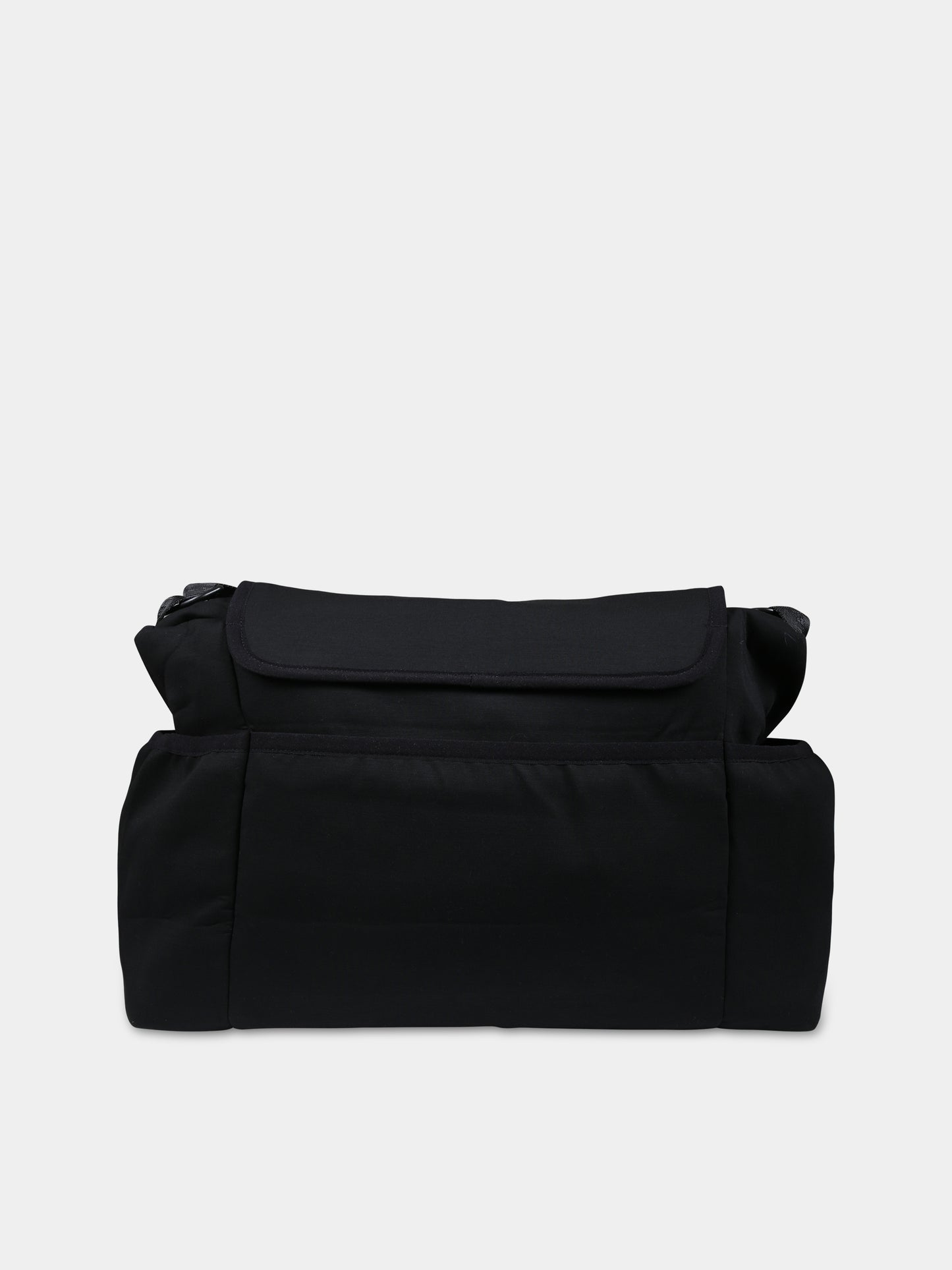 Borsa mamma nera per neonati con Teddy Bear e logo,Moschino Kids,MNX03O LDA32 60100