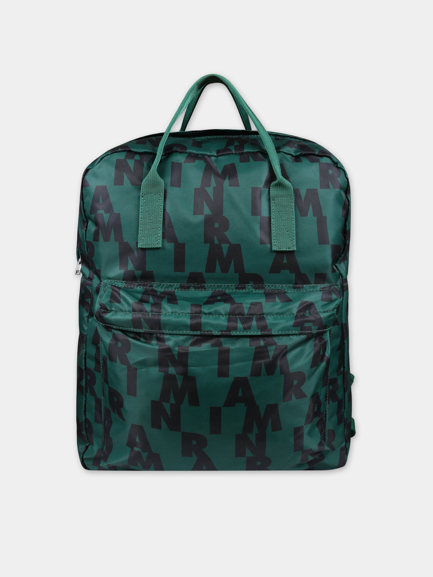 Zaino verde per bambini con logo,Marni Kids,M00633 0M523