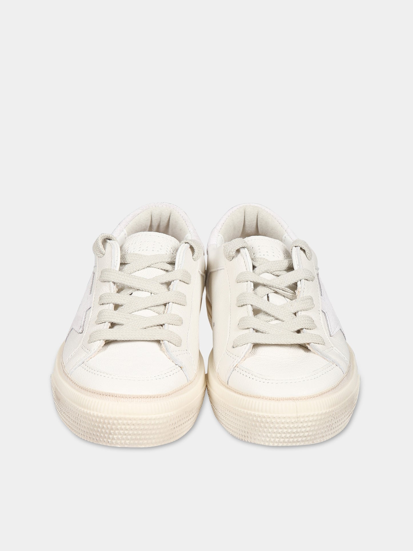 Sneakers May bianche per bambini con iconica stella