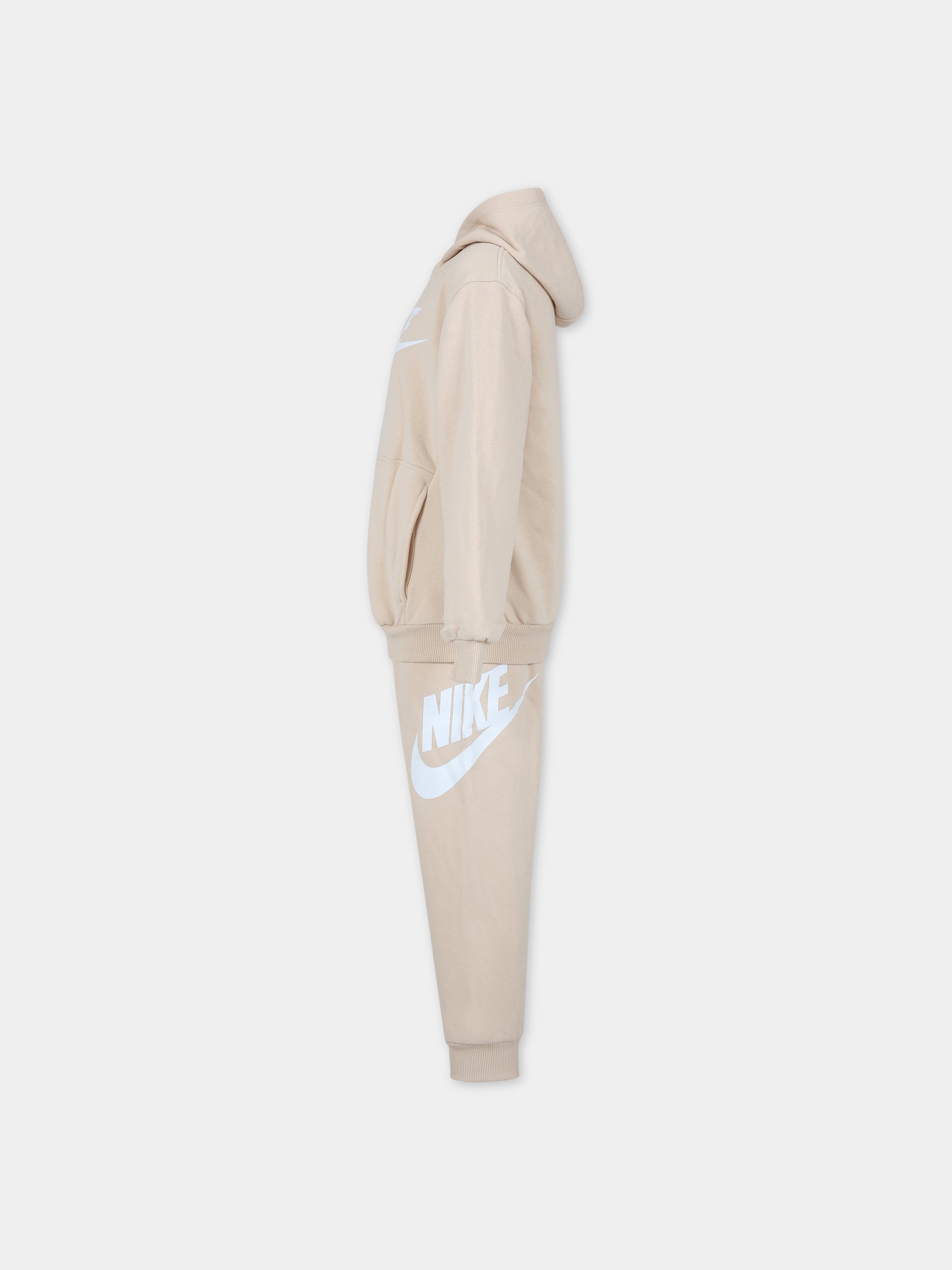 Completo beige per bambini con logo,Nike,86L135 X5C