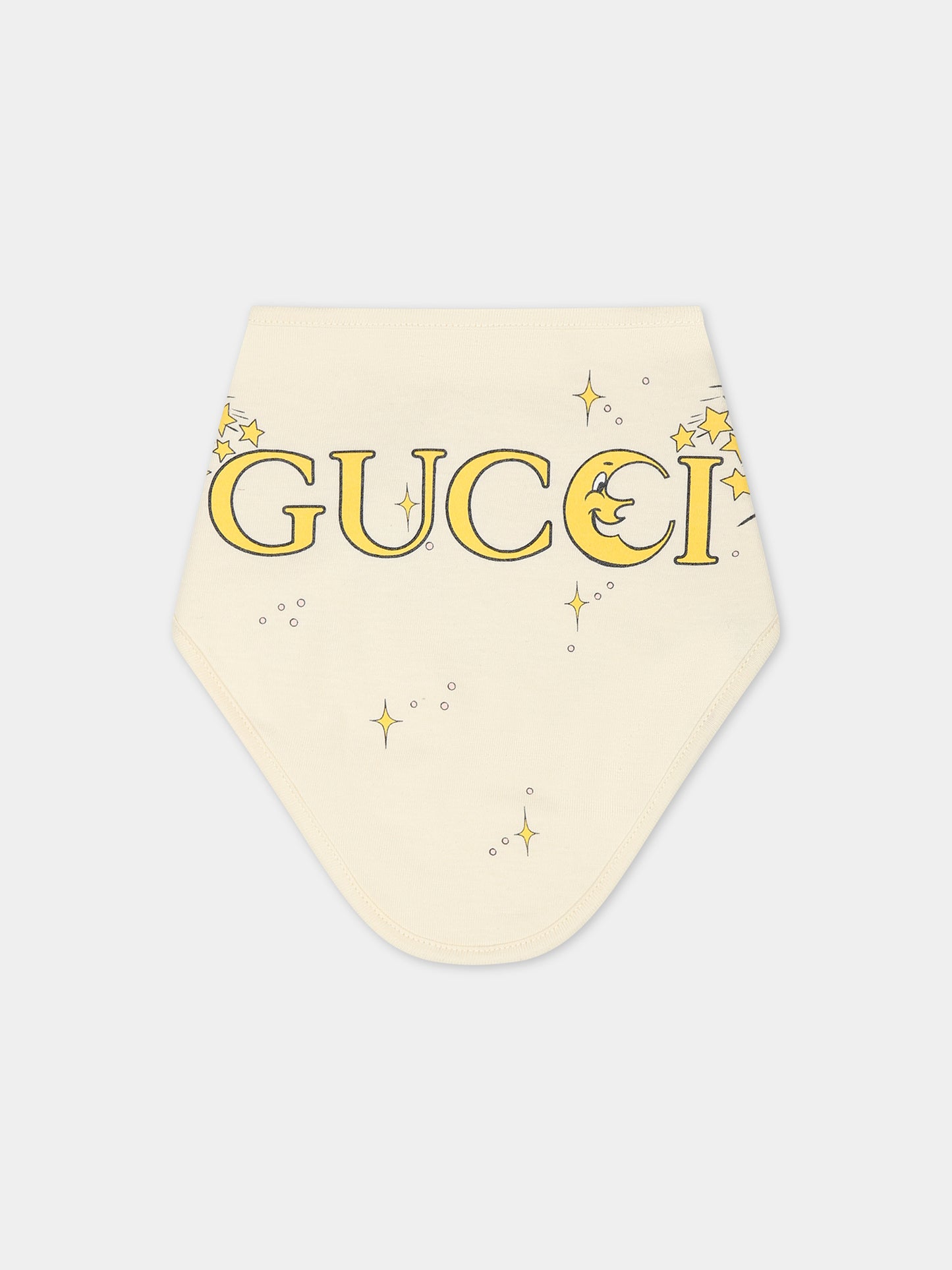 Set avorio per neonati con logo e stampa,Gucci Kids,747971 XJFM3 9286
