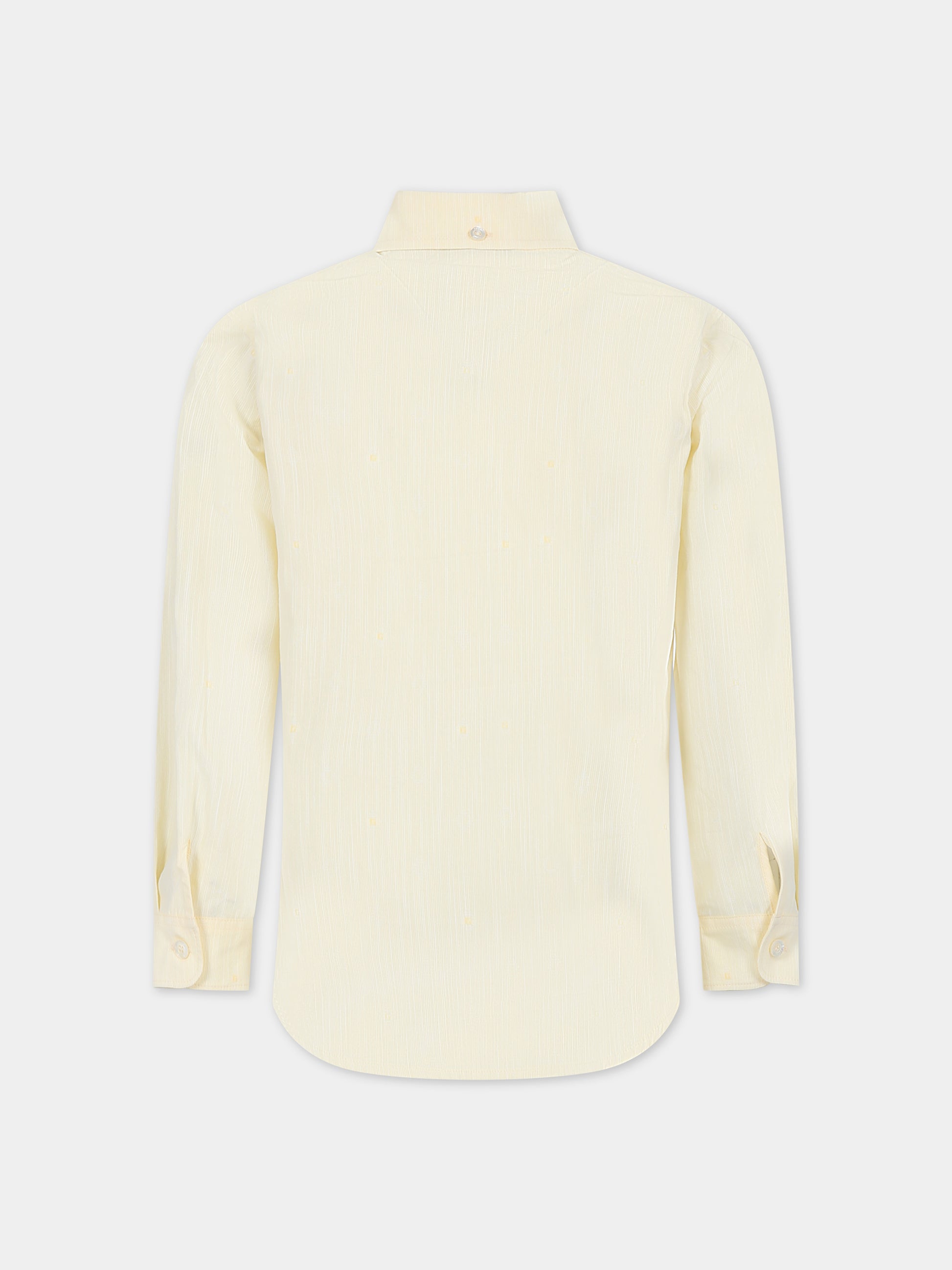 Camicia gialla per bambino,Gucci Kids,747302 XWAYJ 7015