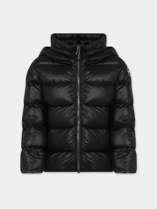 Piumino nero per bambina con logo,Colmar Originals Kids,3452A 5WG 99