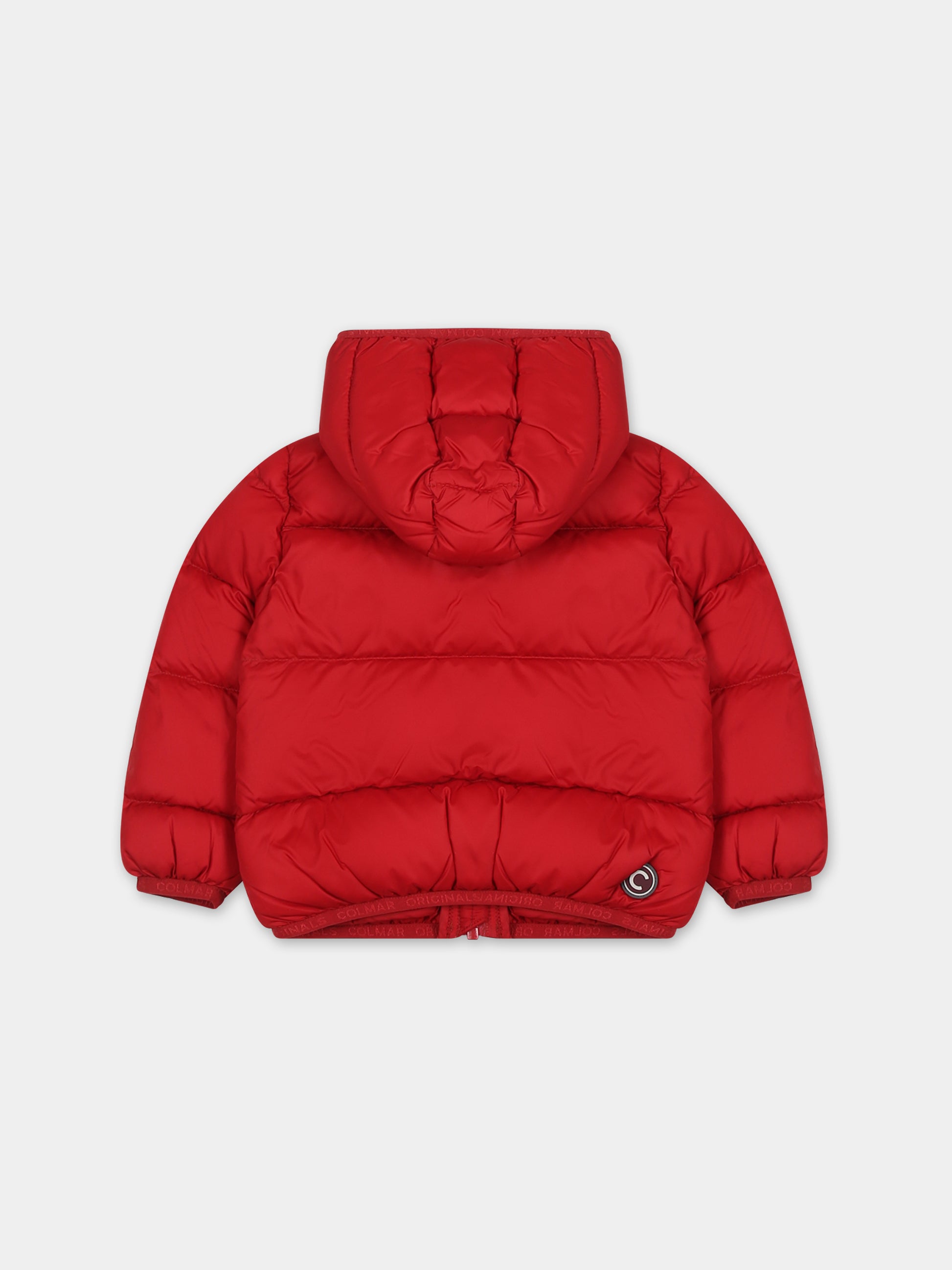 Piumino rosso per neonato con logo,Colmar Originals Kids,3470A 9WY 615