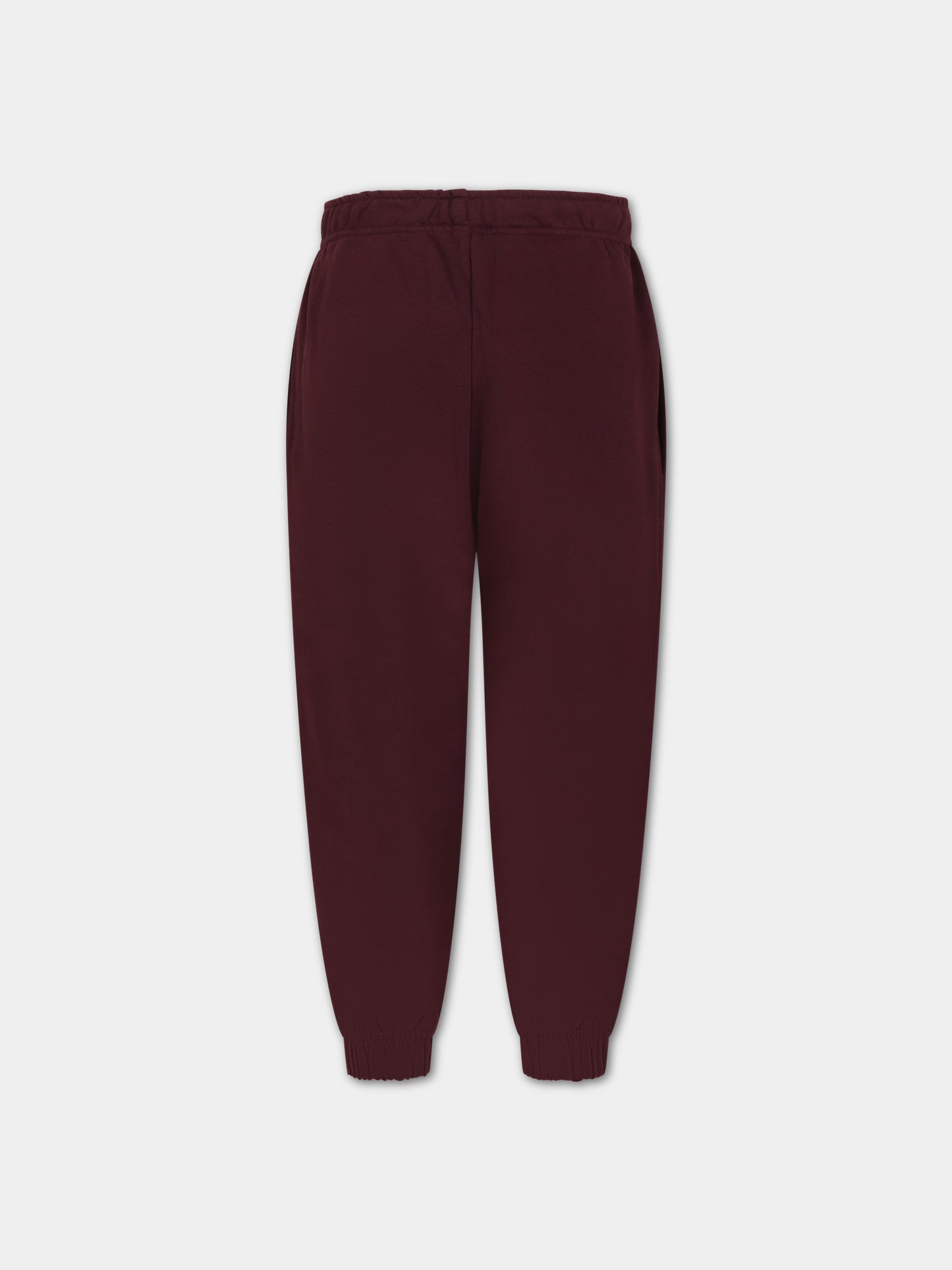 Pantaloni bordeaux per bambini con simbolo della pace,Molo,1W23I201 8799