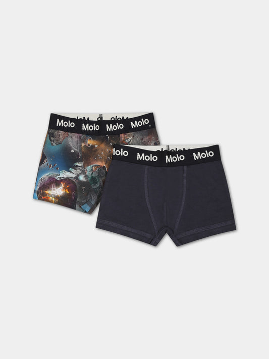 Set multicolor per bambino con logo,Molo,1W23Q201 8840