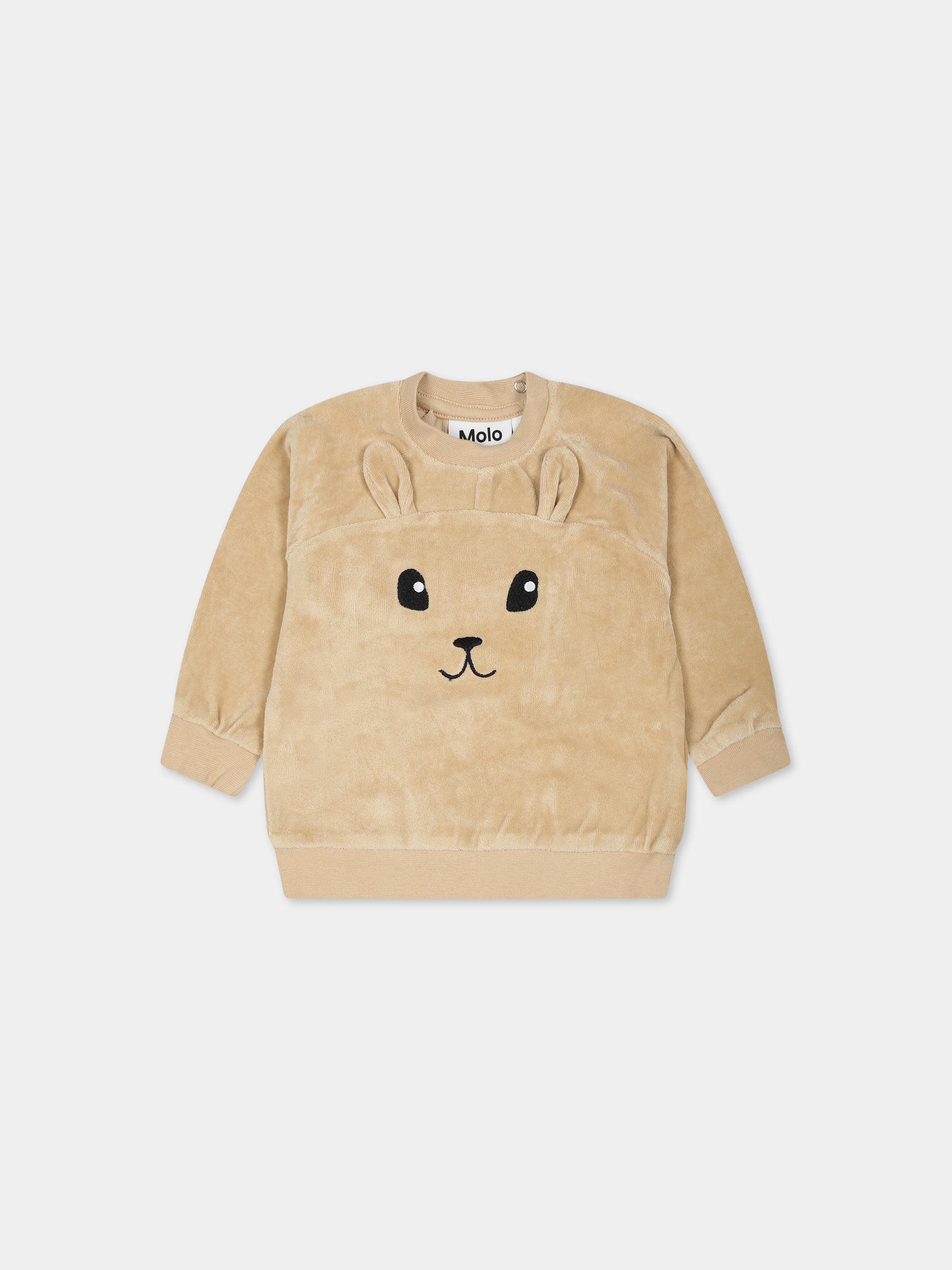 Felpa beige per neonati,Molo,6W23J214 8788