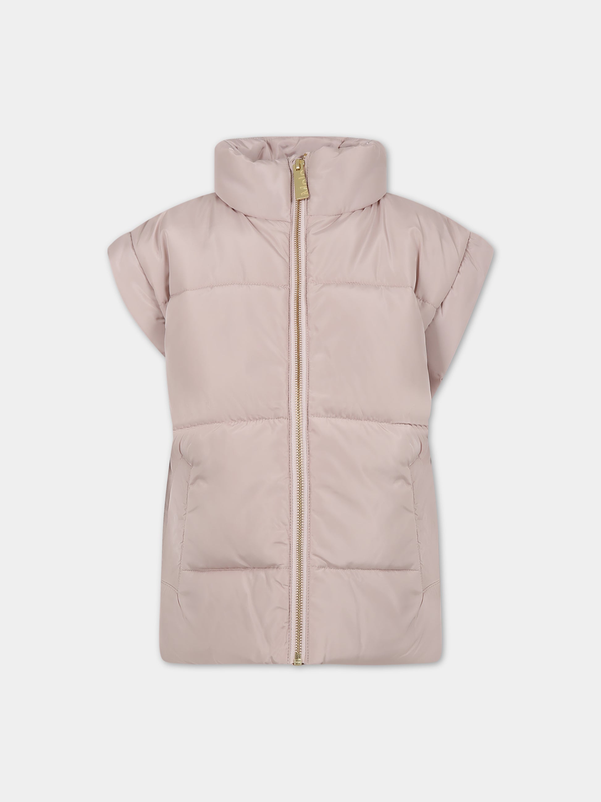 Gilet rosa per bambina,Molo,5W23M202 8766
