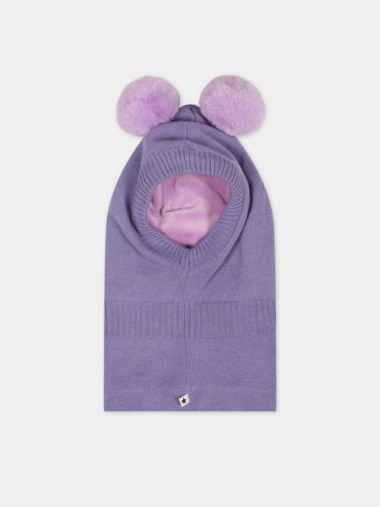 Balaclava viola per bambina,Molo,7W23S401 2232