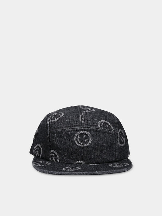 Cappello nero per bambini con smile,Molo,7W23Y302 8811