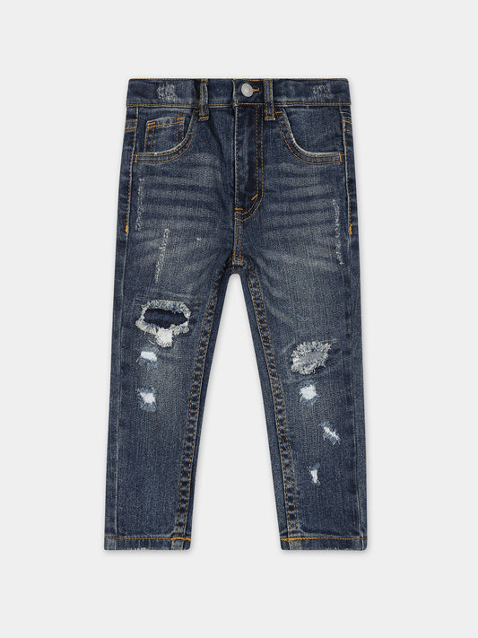 Jeans skinny blu per neonati,Levi's Kids,23WMLK6EC229 M9S