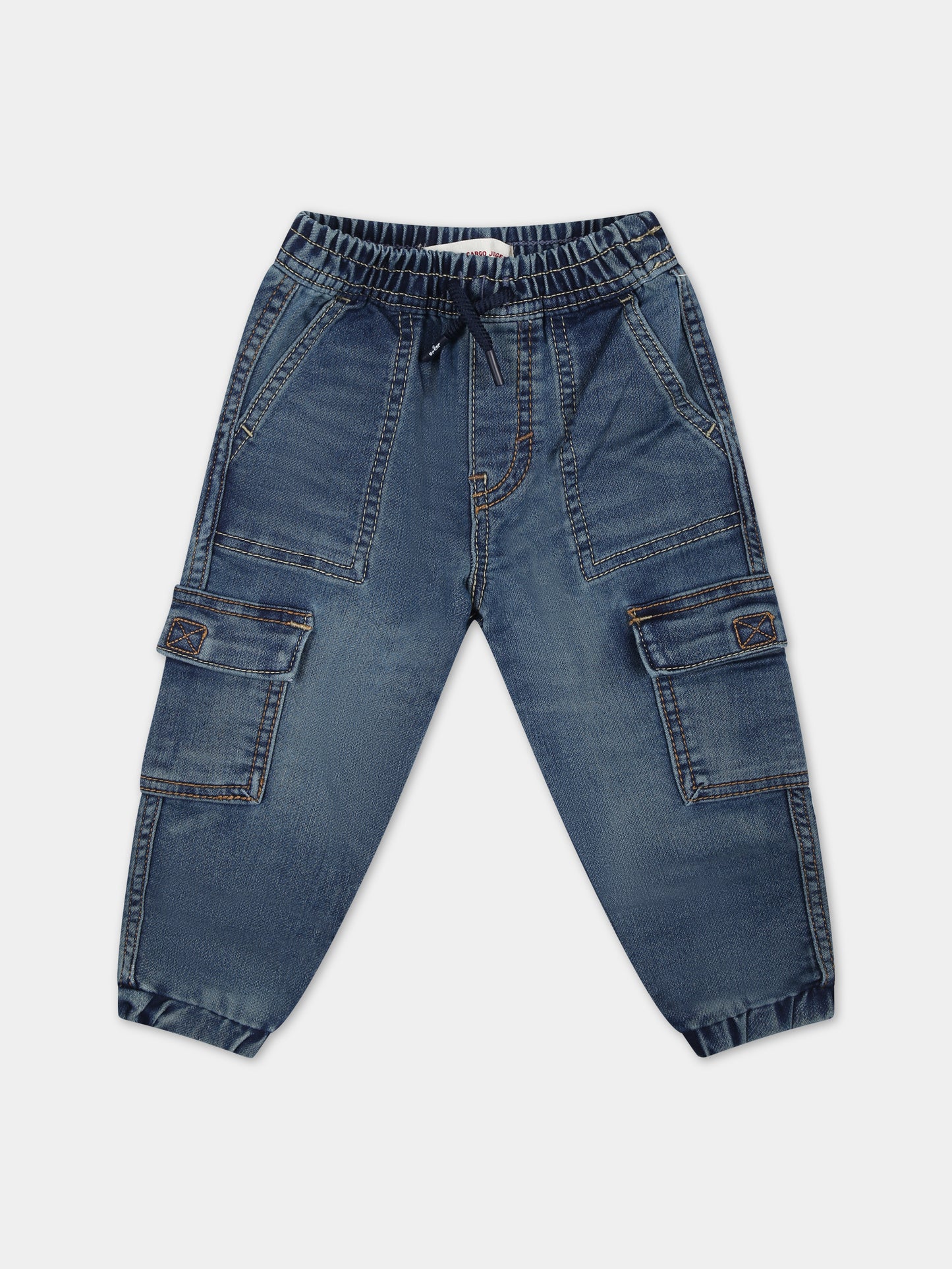 Jeans cargo in denim per neonato,Levi's Kids,23WMLK6EJ115 M9Q