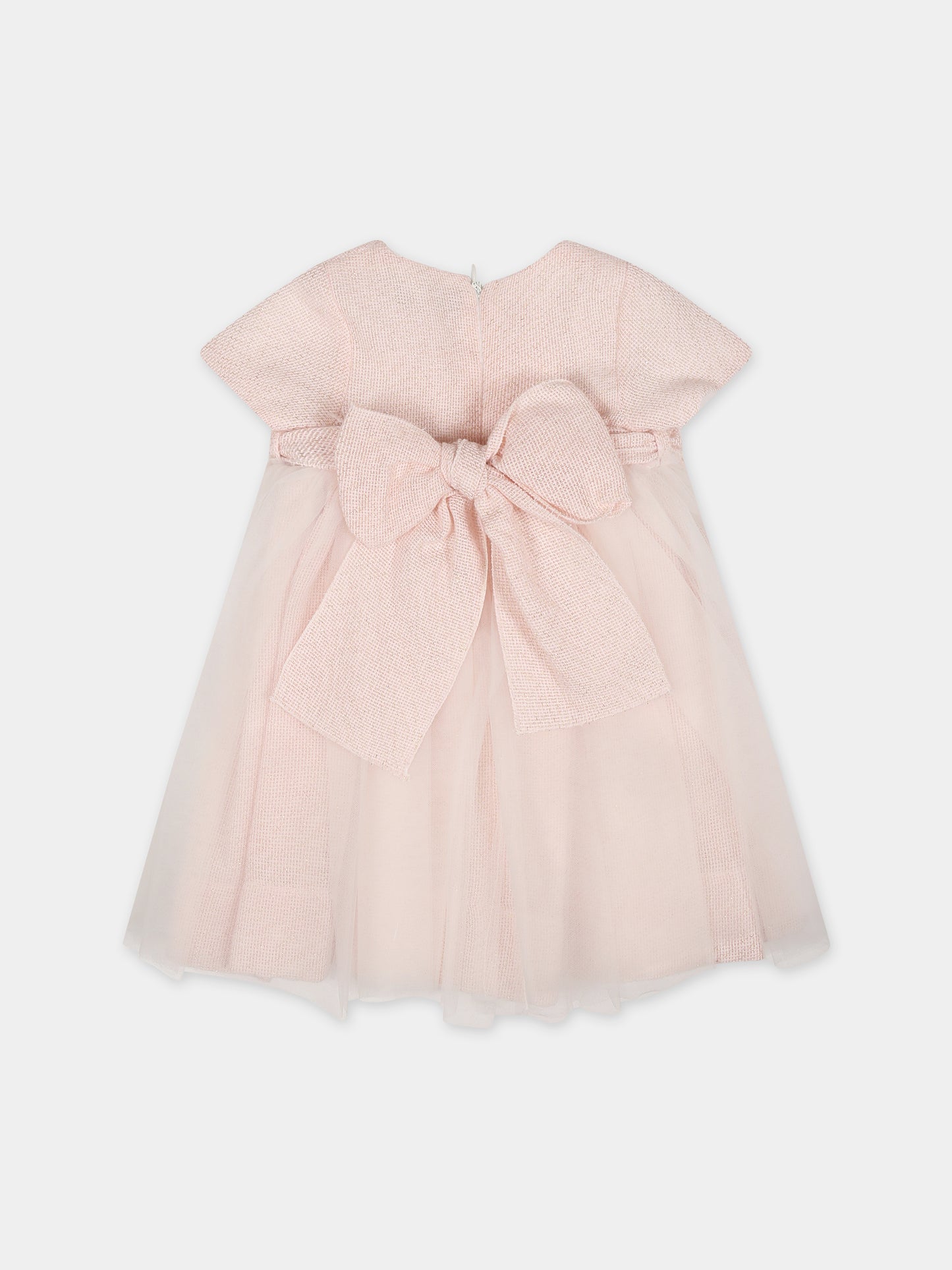 Vestito rosa per neonata,Little Bear,7205 ROSA