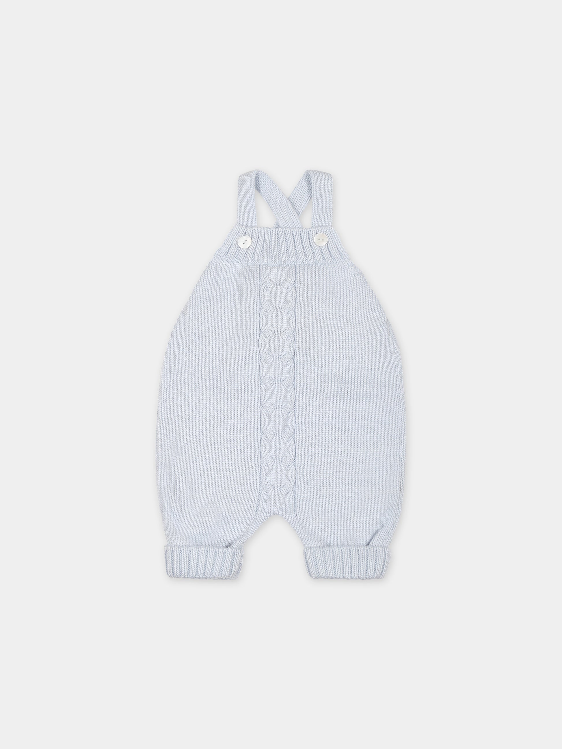 Salopette celeste per neonato,Little Bear,7009 CIELO