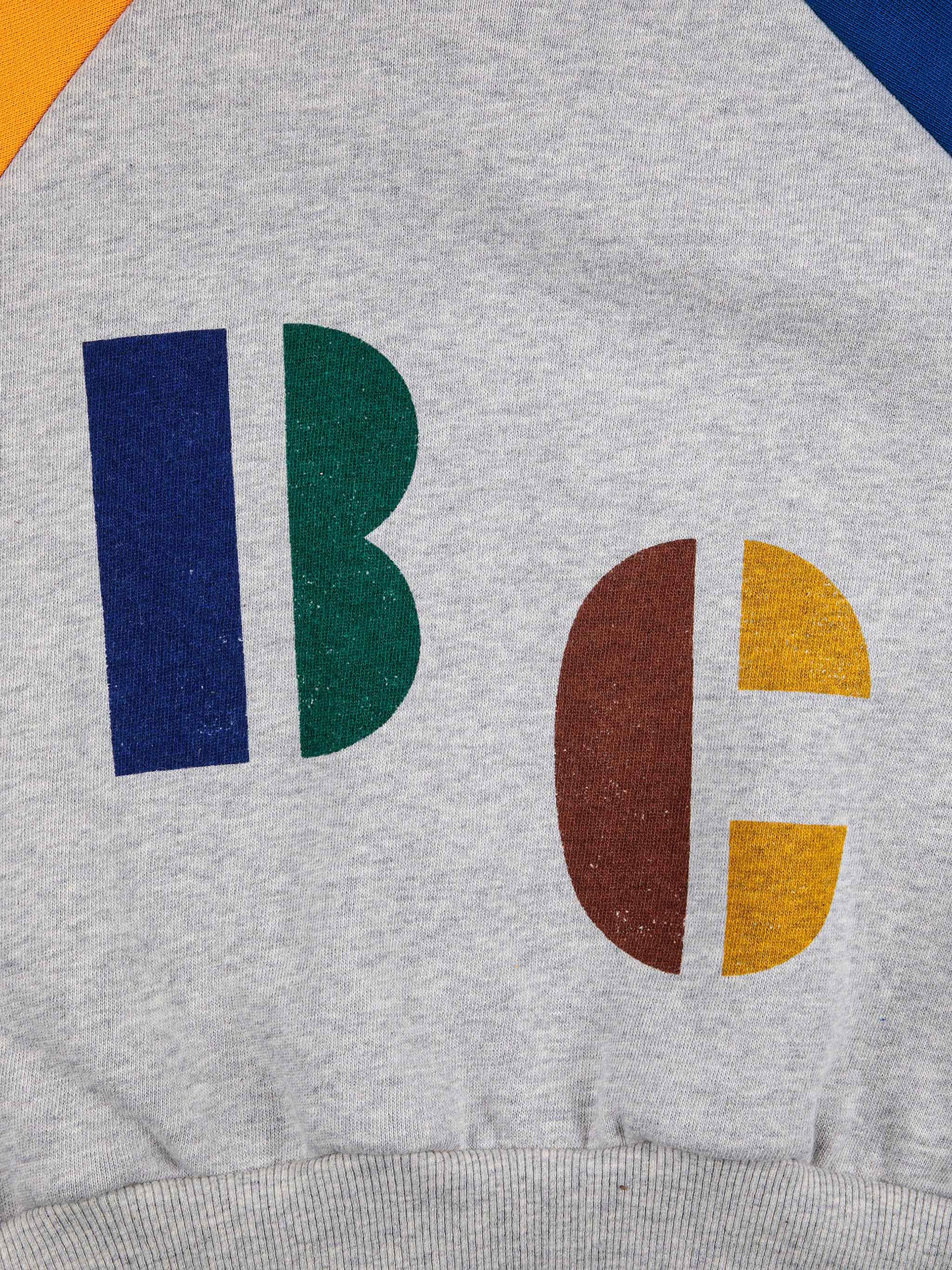 Felpa multicolor per bambino con stampa logo,Bobo Choses,223AC050