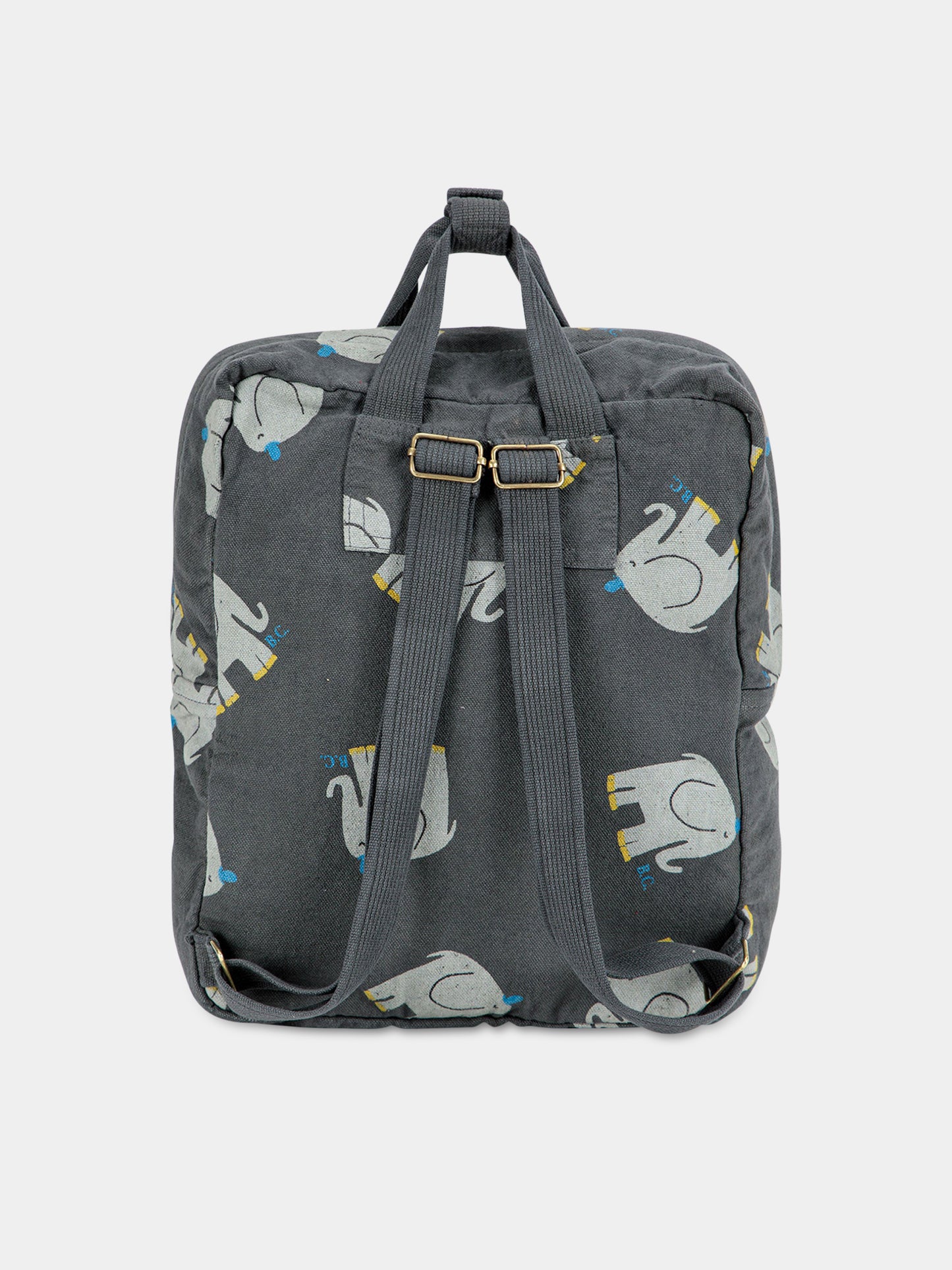 Zaino grigio per bambino con stampa elefanti,Bobo Choses,223AI007