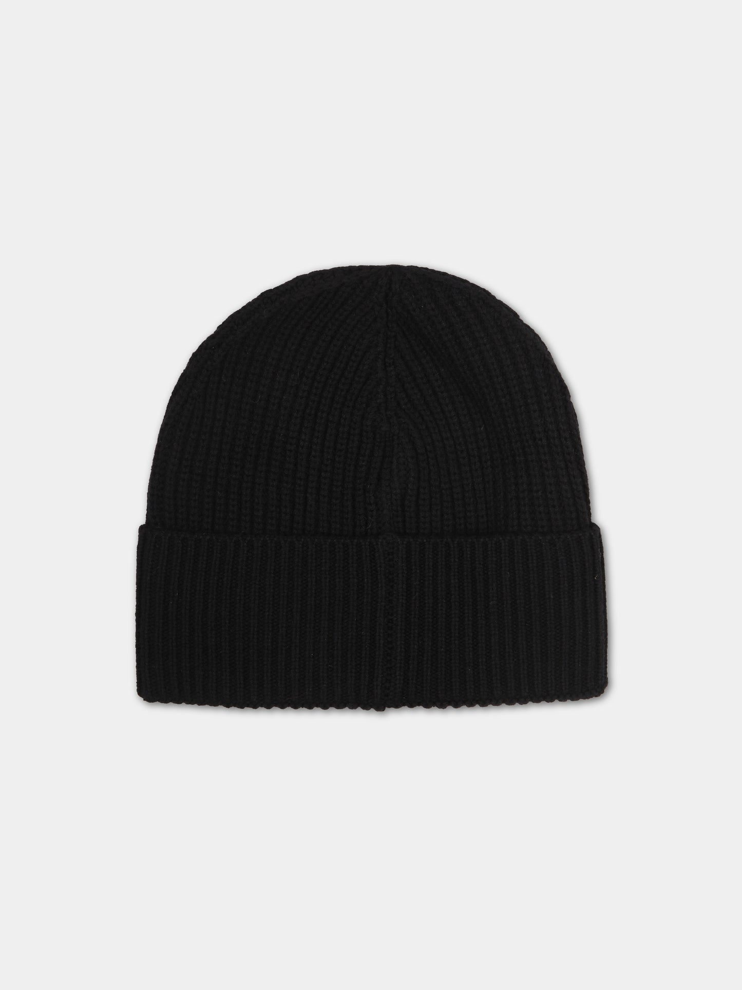 Berretto nero per bambino con logo,Dsquared2,DQ2025 D00WC DQ900