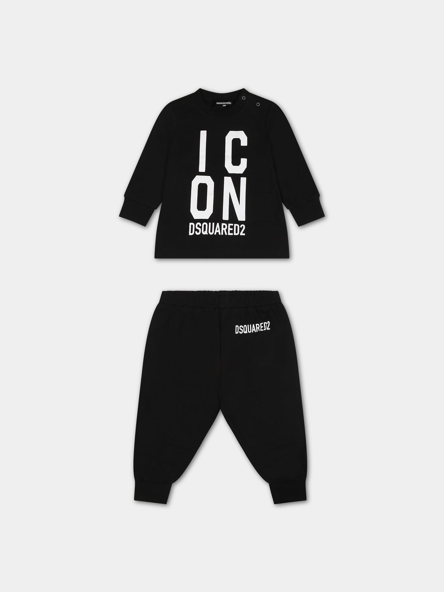 Completo sportivo per neonato con logo,Dsquared2,DQ2059 D008J DQ900