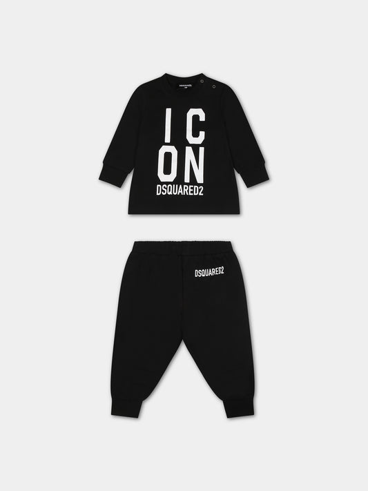 Completo sportivo per neonato con logo,Dsquared2,DQ2059 D008J DQ900