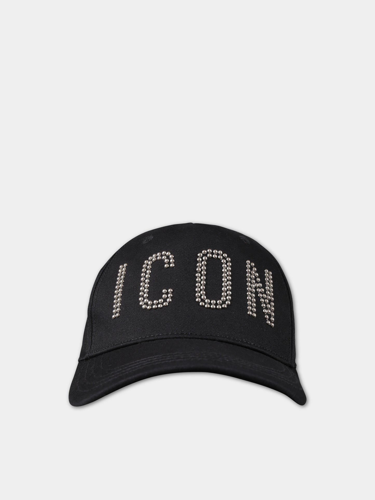 Cappello nero per bambino con scritta,Dsquared2,DQ2063 D0096 DQ900