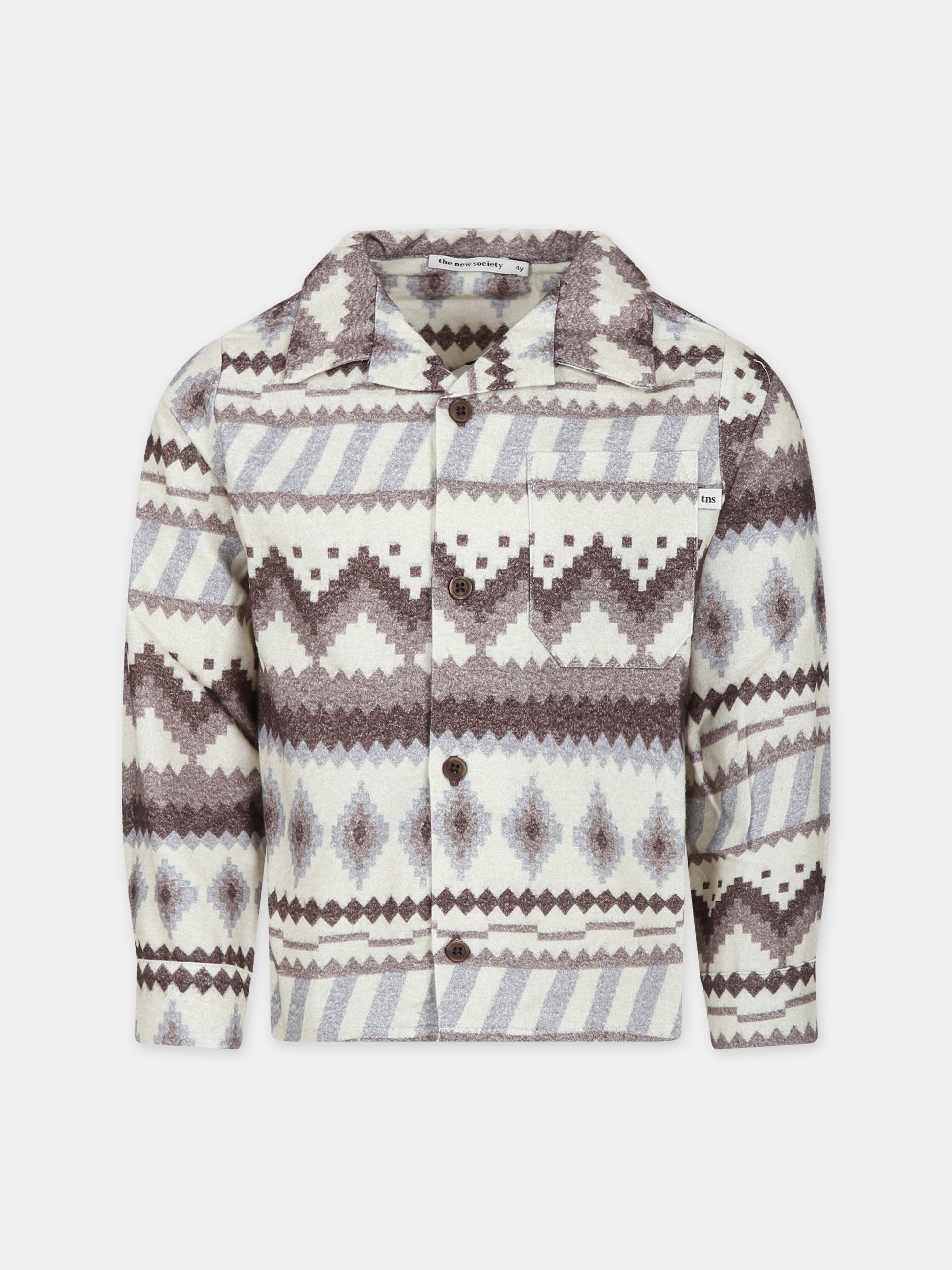 Camicia multicolor per bambino,The New Society,W23KWVSH3P4