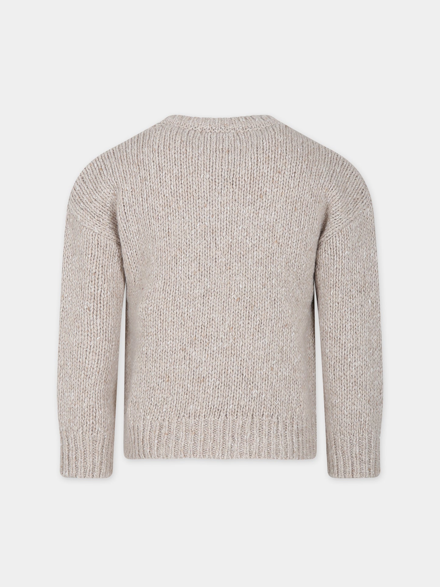 Maglione beige per bambino,The New Society,W23KKNHY1S3