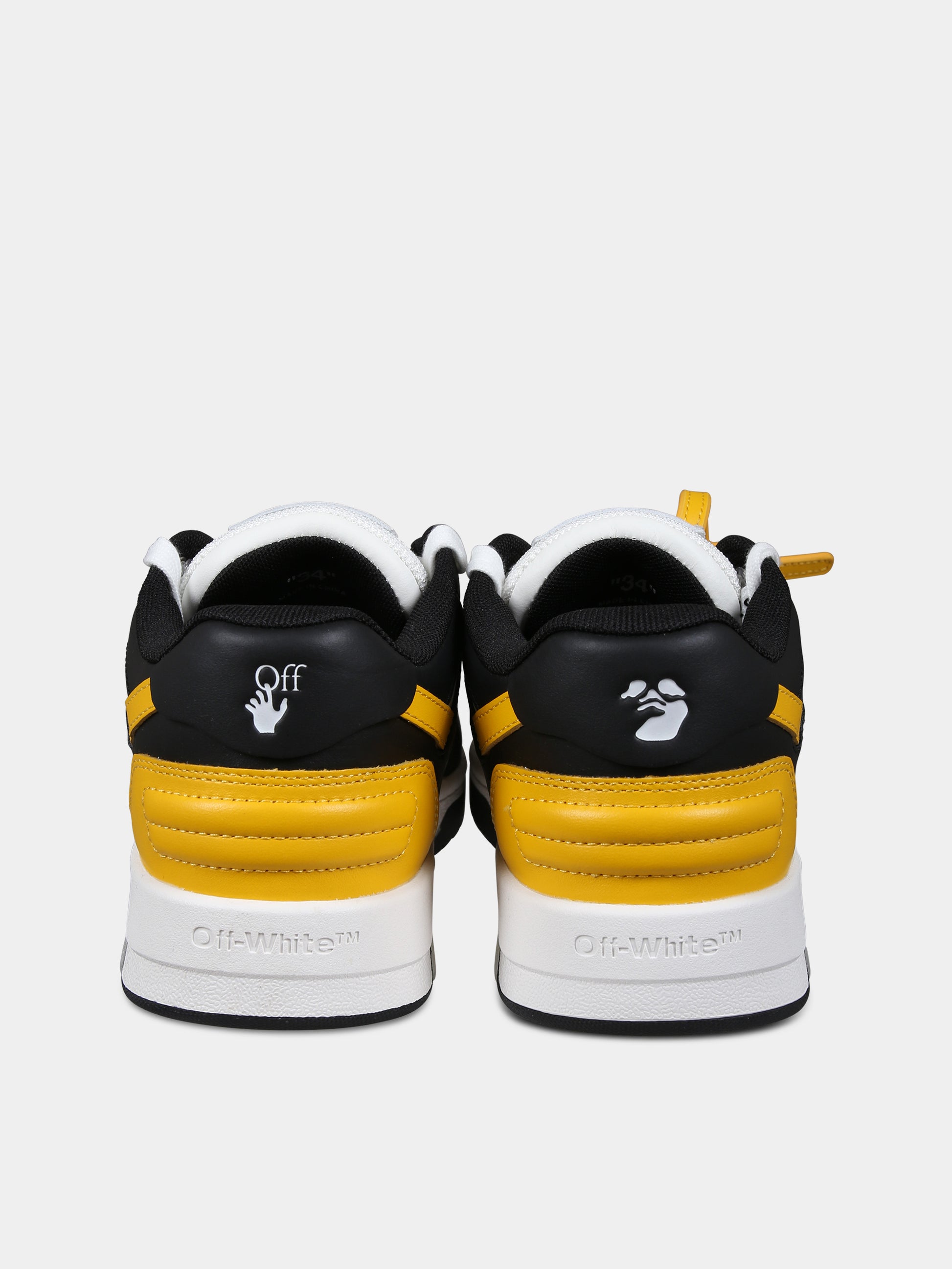 Sneakers basse multicolor per bambini con iconica freccia,Off White,OBIA011F23LEA0011018