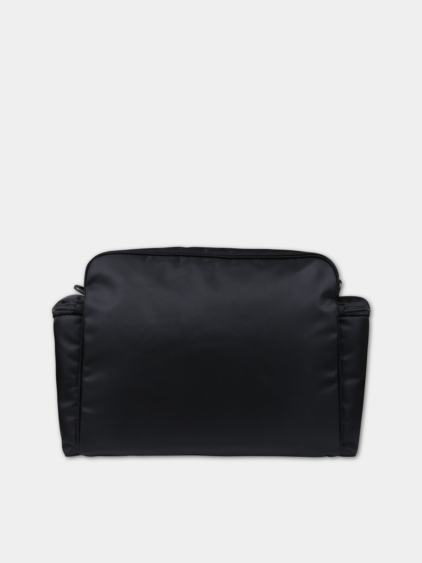Borsa mamma nera per neonati,Off White,OBXE001F23FAB0021001