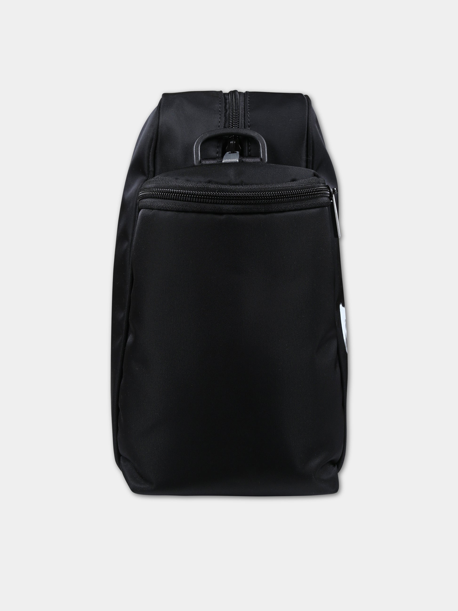 Borsa mamma nera per neonati,Off White,OBXE001F23FAB0021001