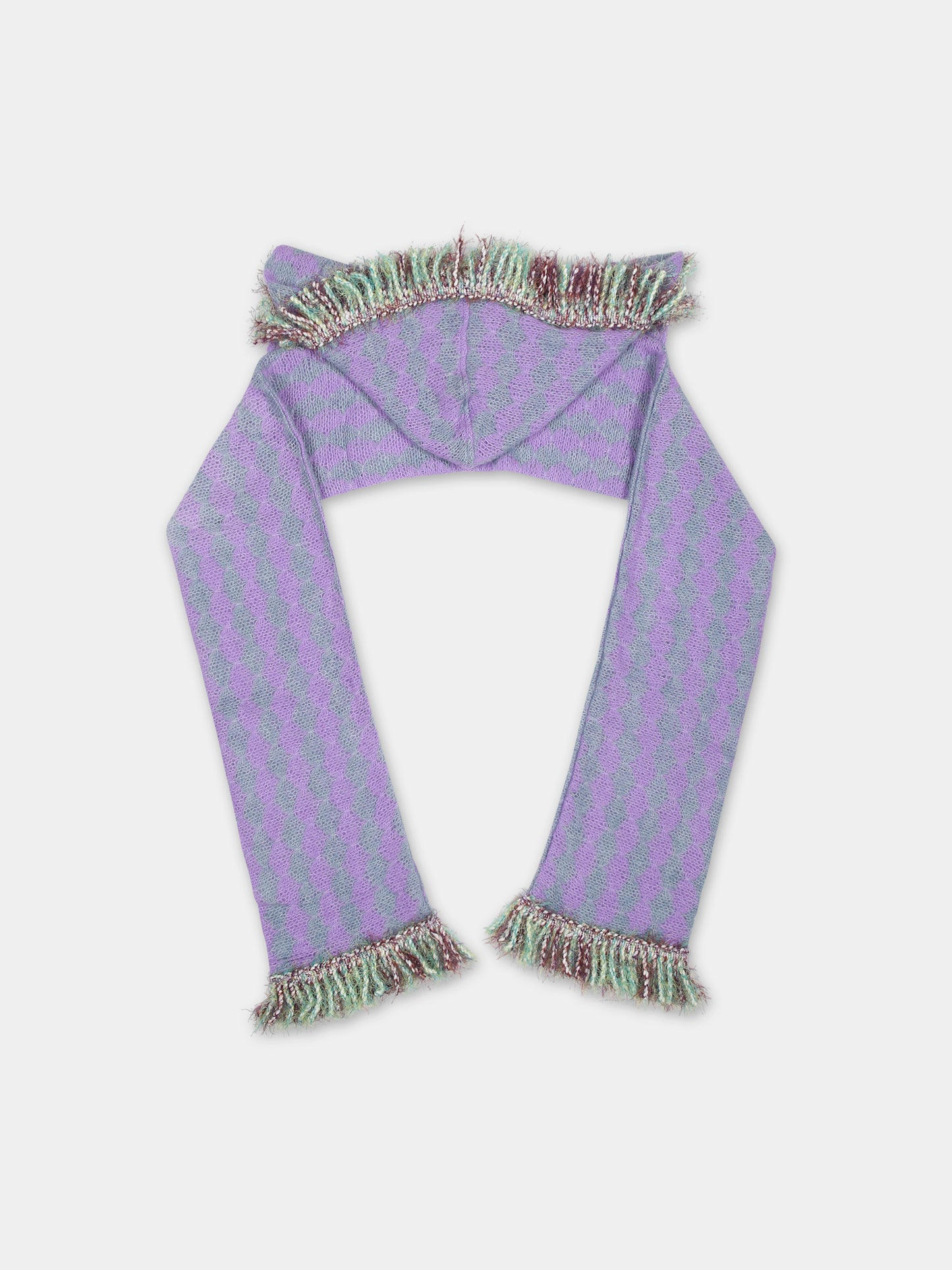 Berretto viola per bambina,Caffe' D'orzo,ZT0B27 Q0014 522