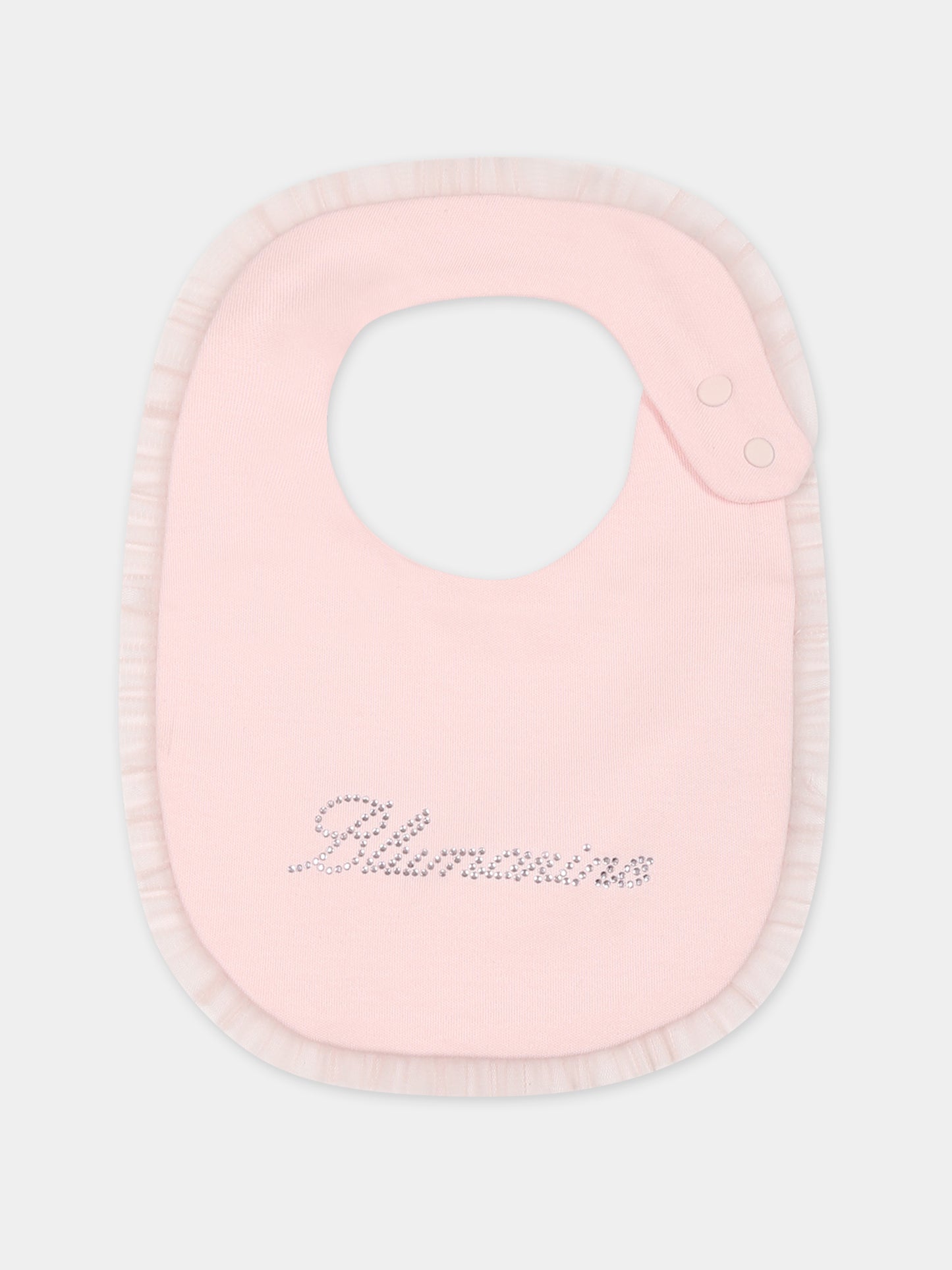 Set rosa per neonata con logo,Blumarine Baby,IF3137 X0515