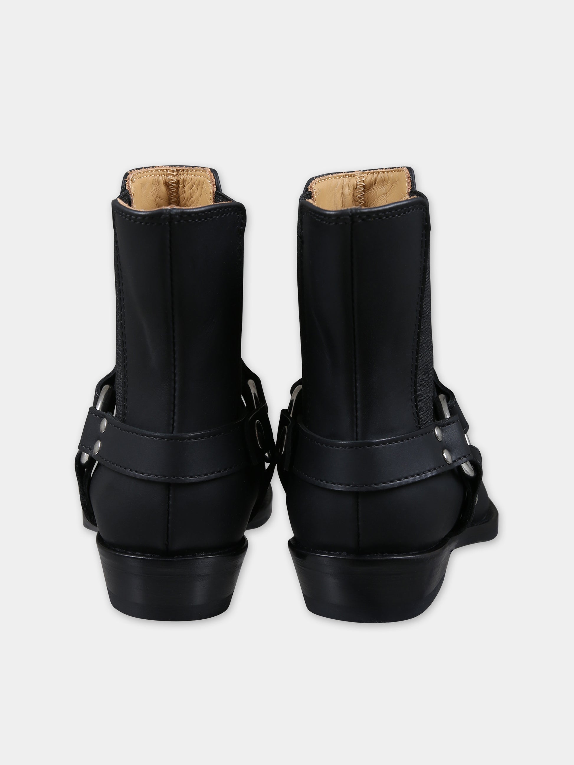 Stivaletti neri per bambini,Gallucci Kids,J30233AM585999