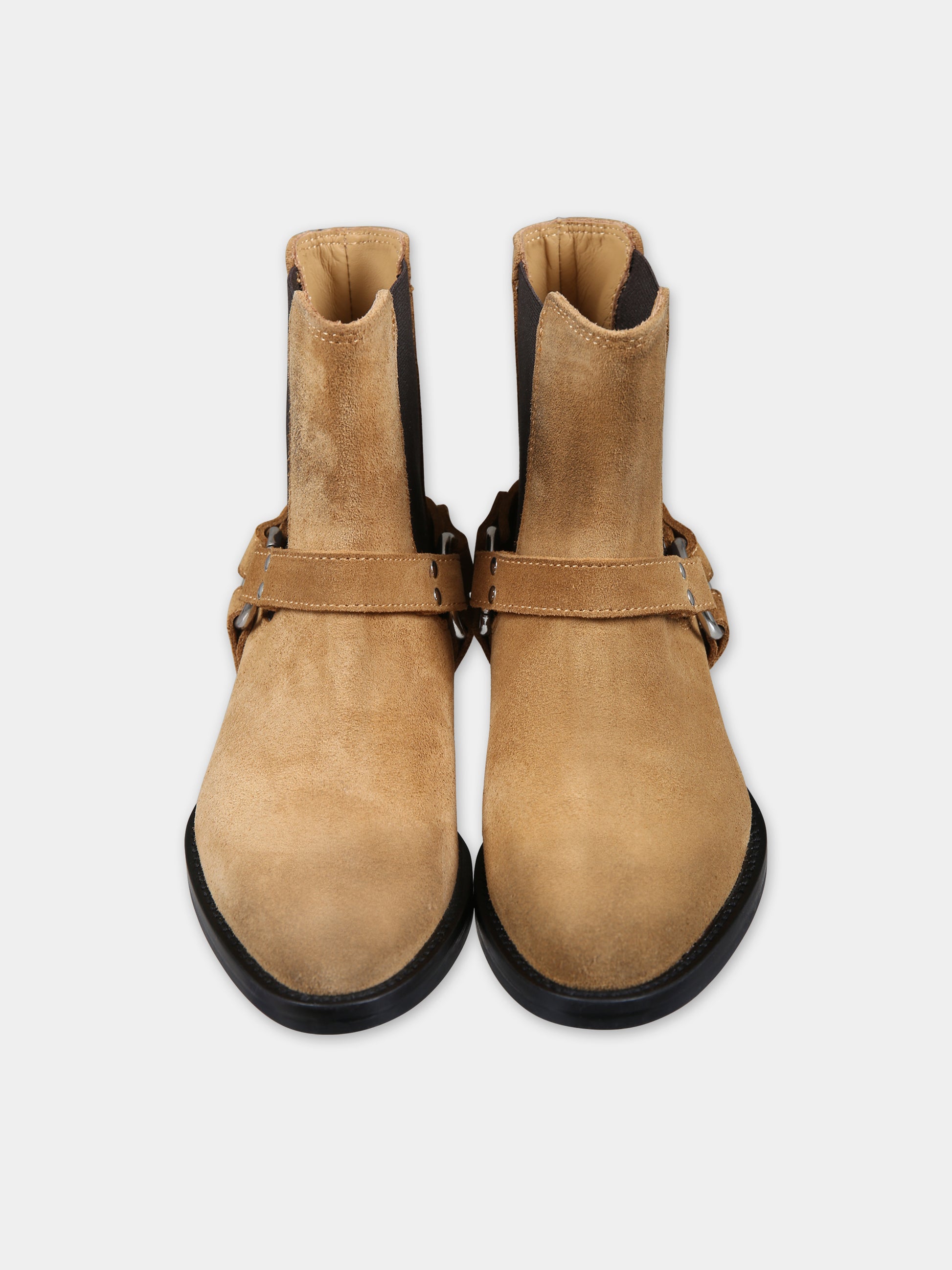 Stivaletti marroni per bambini,Gallucci Kids,J30233EM632503B