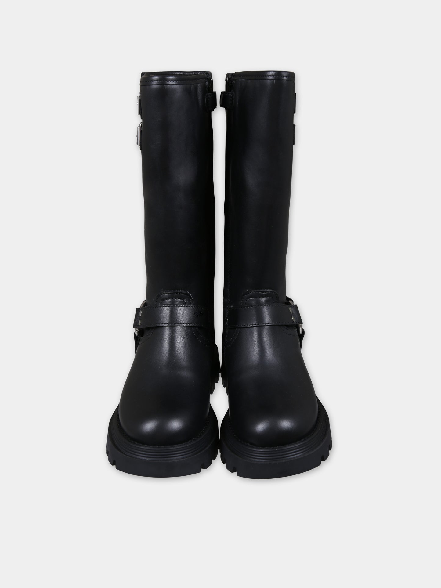 Stivali neri per bambina,Gallucci Kids,J40042AM090999