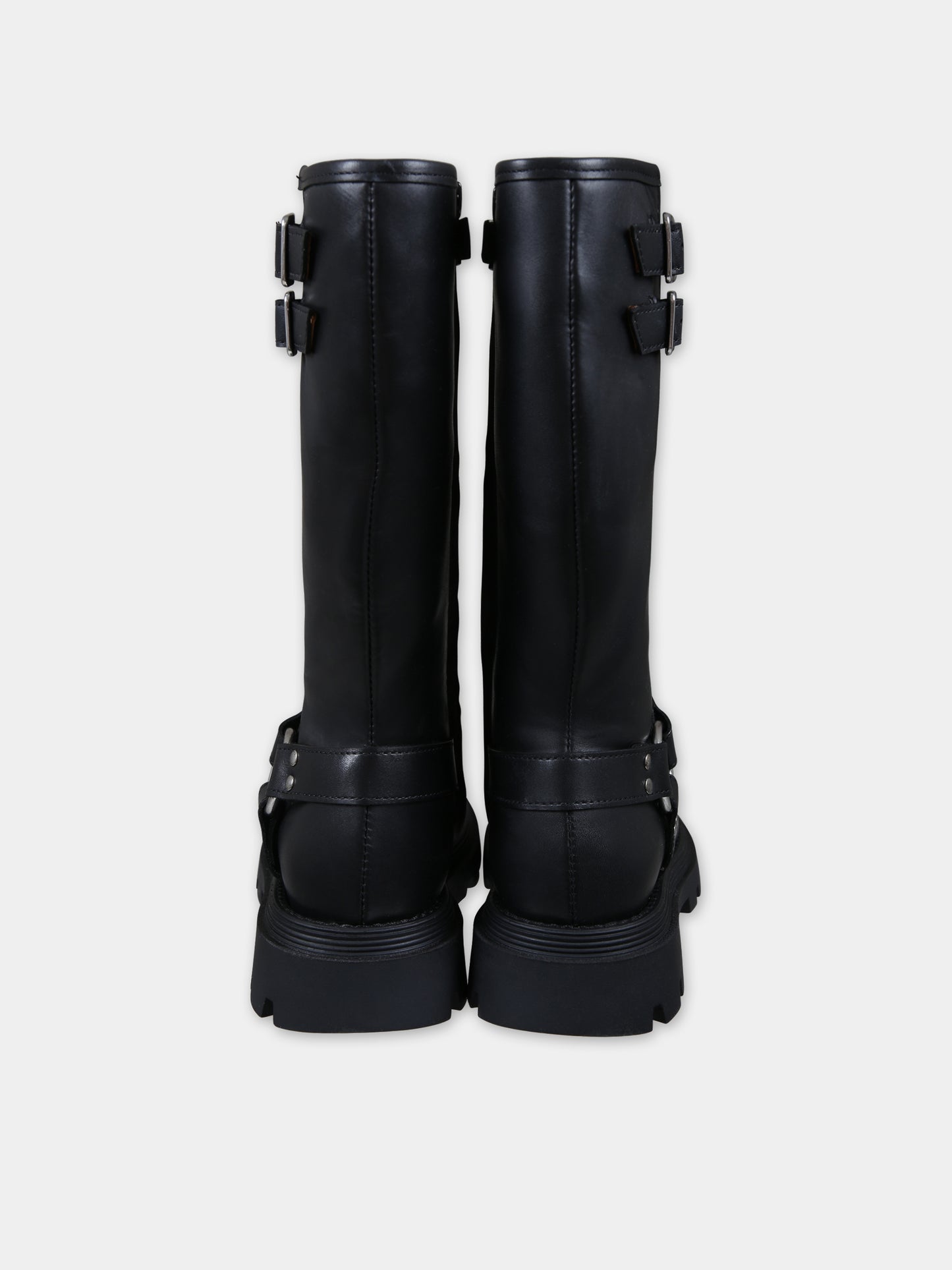 Stivali neri per bambina,Gallucci Kids,J40042AM090999