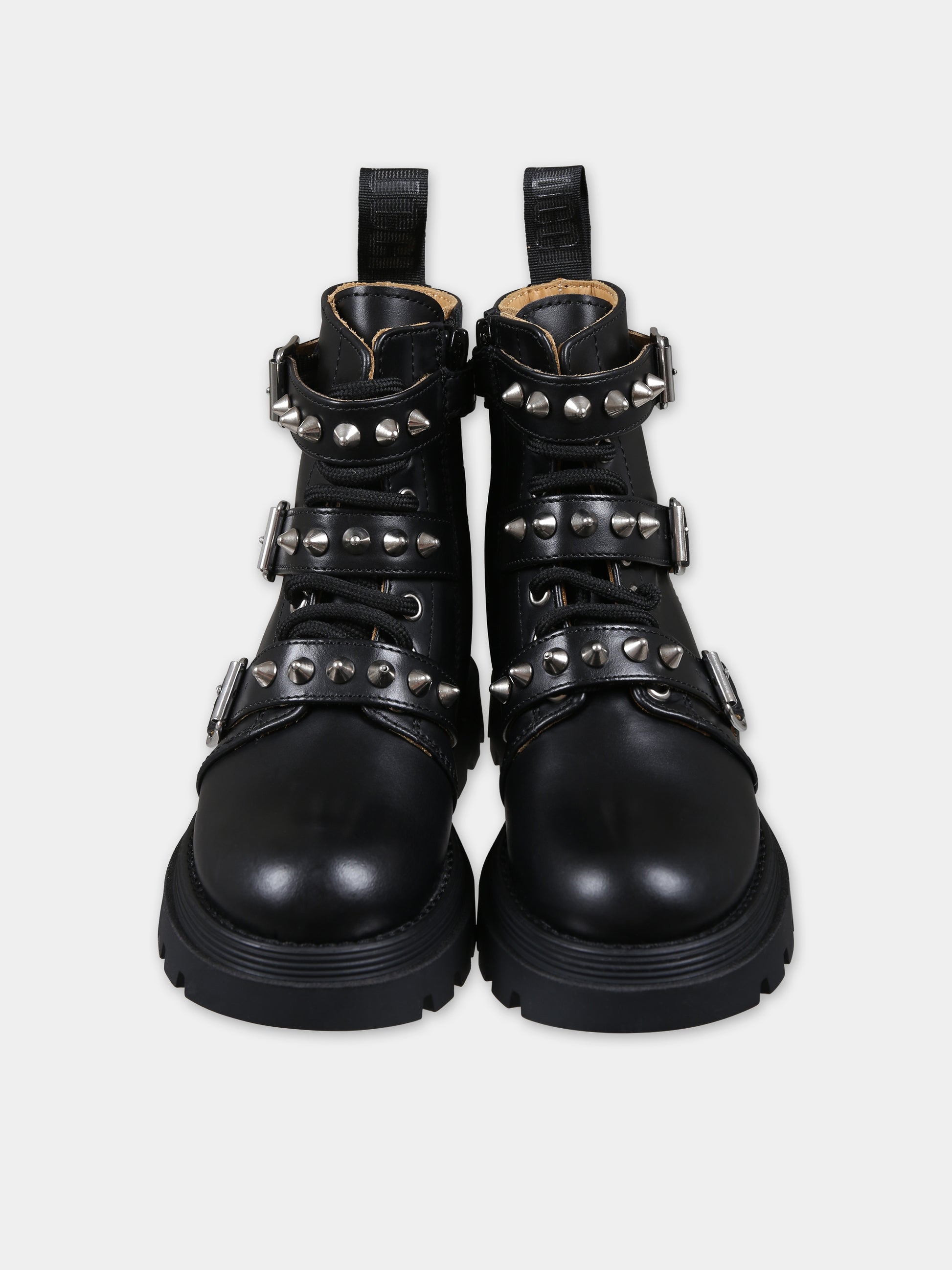 Anfibi neri per bambina,Gallucci Kids,J30234AM090999