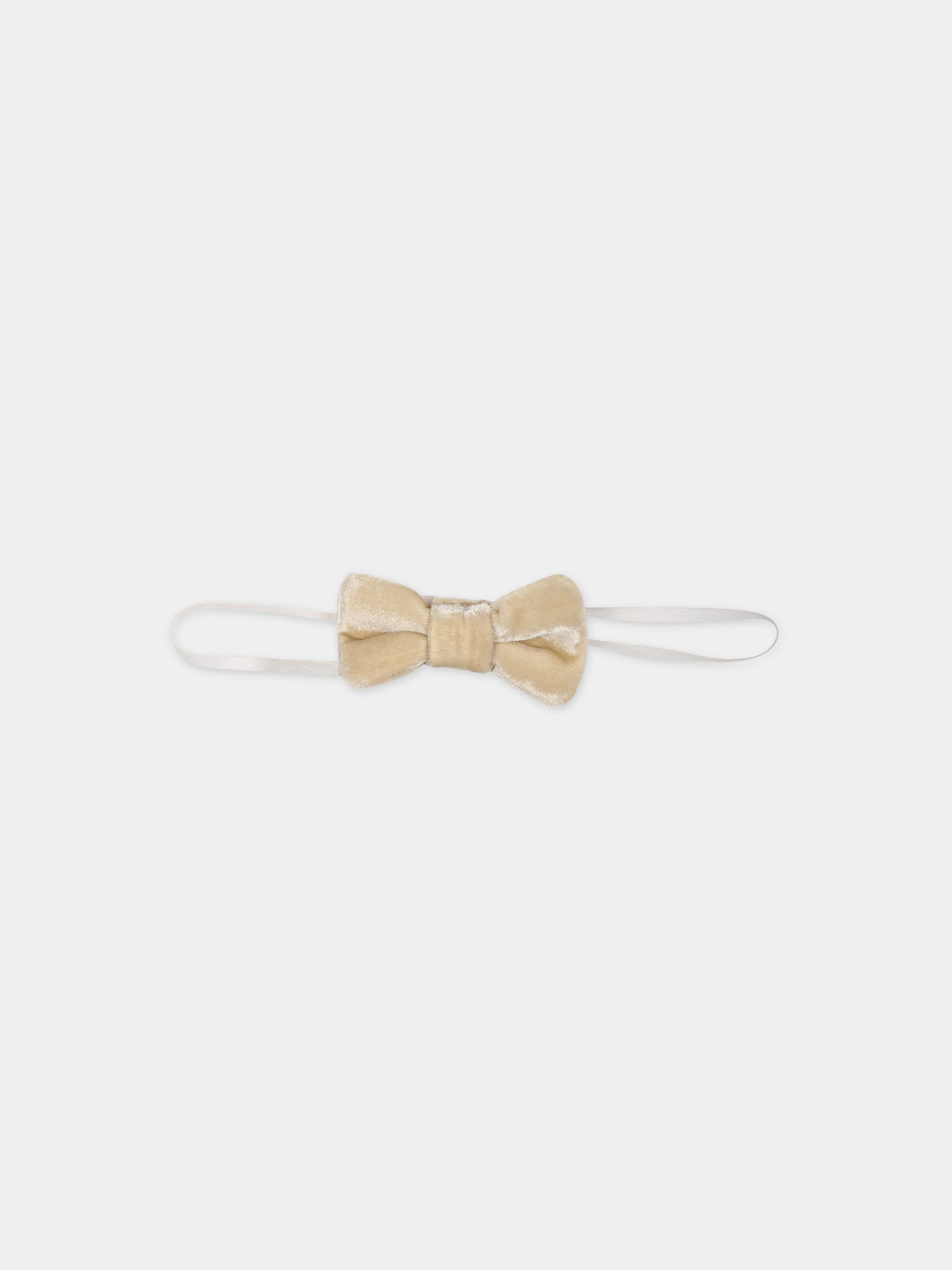 Papillon beige per neonato,La Stupenderia,CCPP51V72