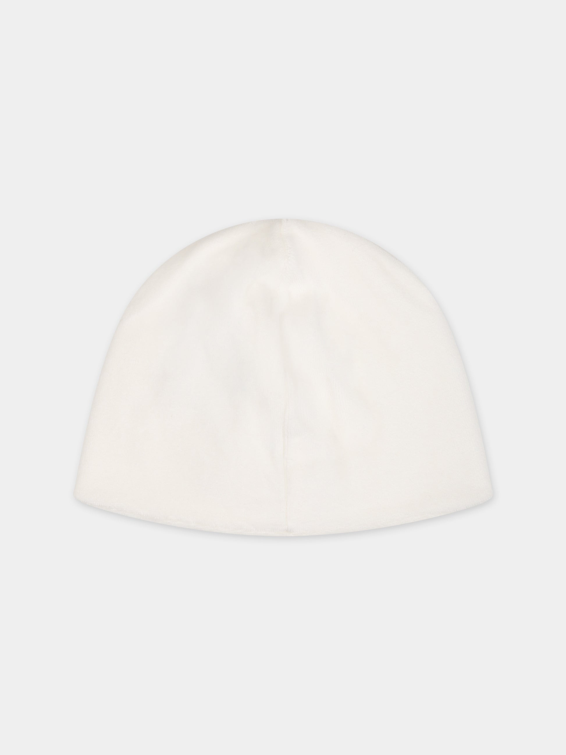 Cappello bianco per neonata con cuore,La Stupenderia,TBCP54L02