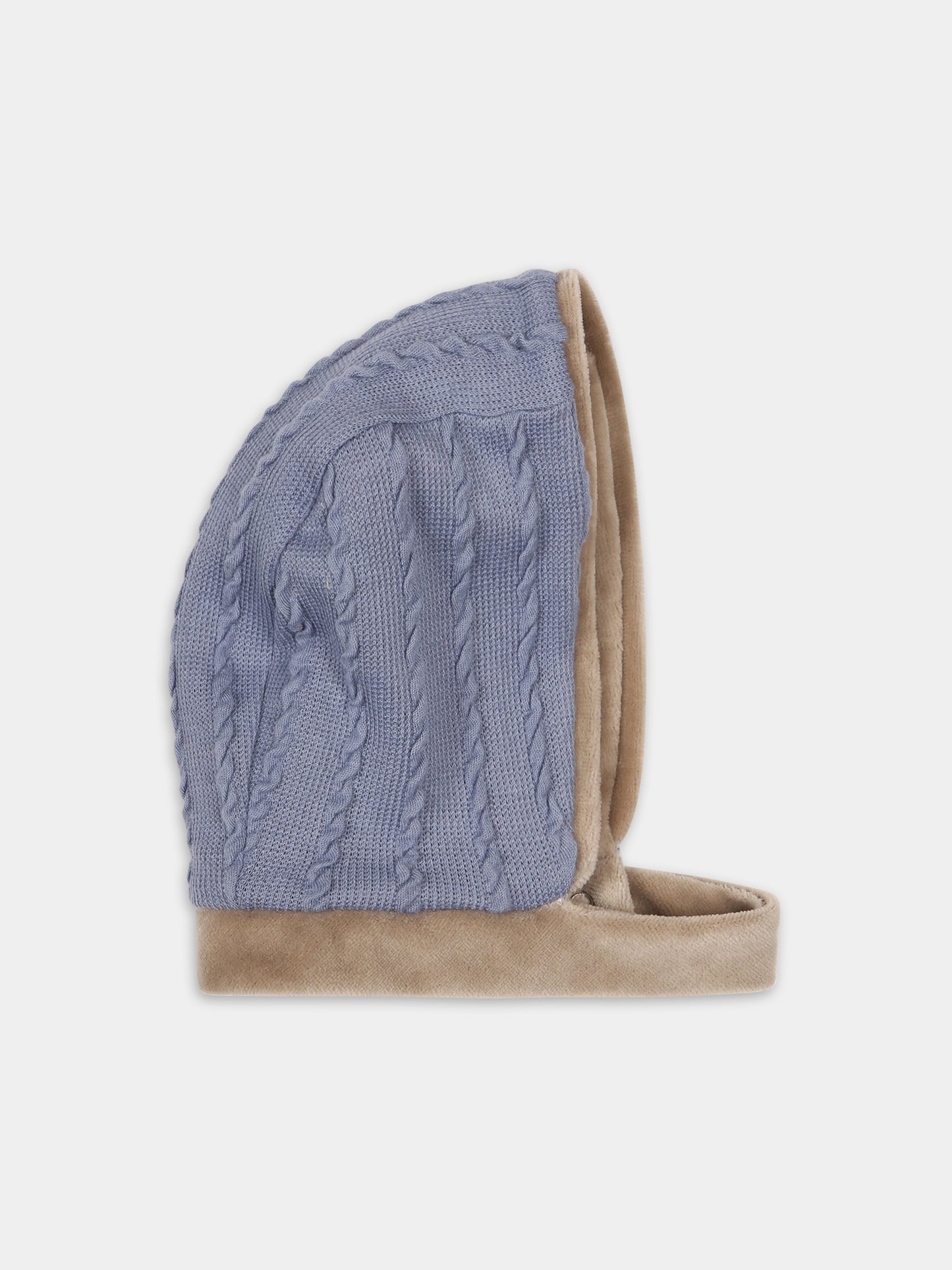 Cappello azzurro per neonato,La Stupenderia,TBCP00M16