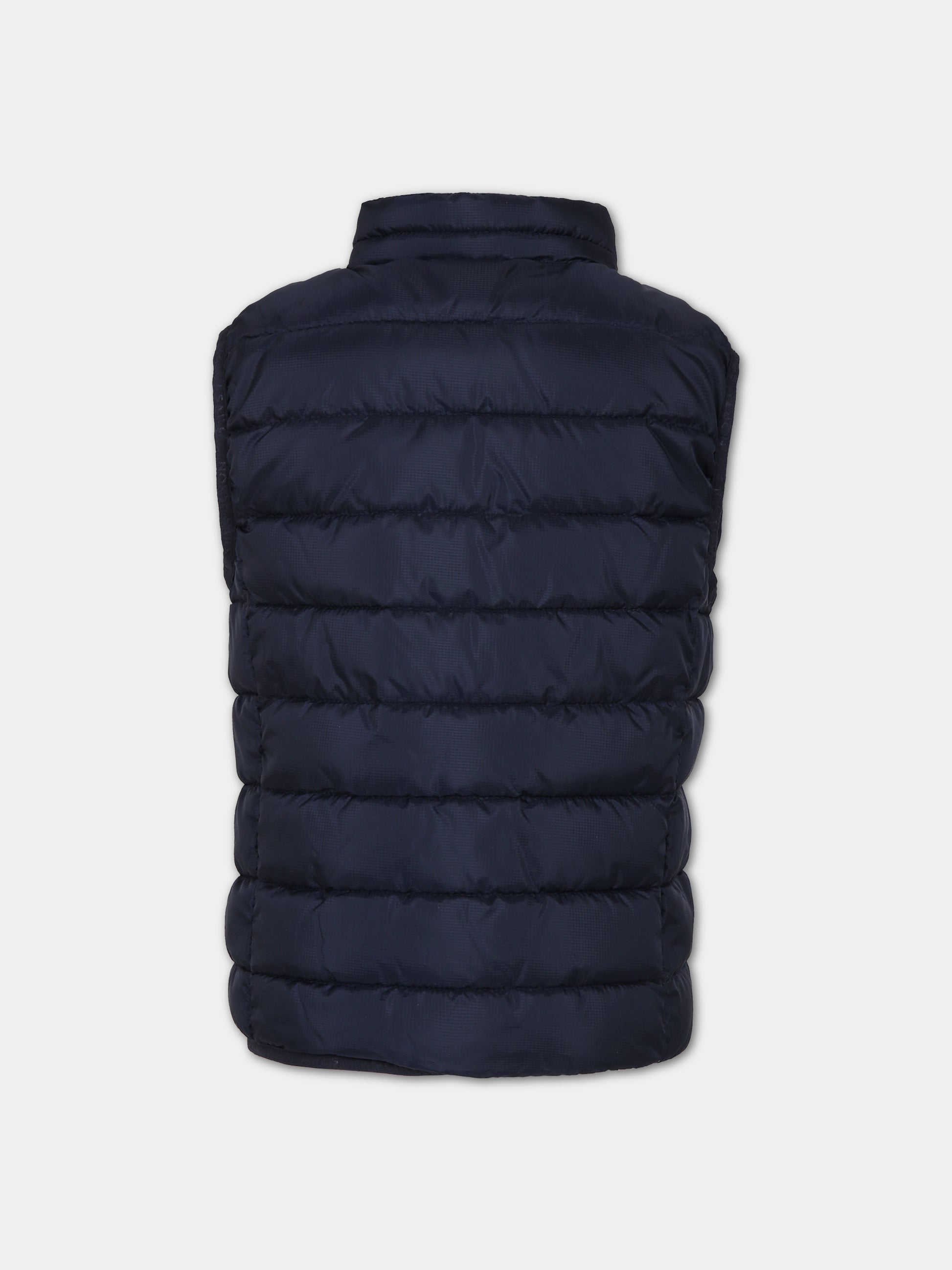 Gilet blu per bambino con logo,North Sails,701909 000 0802