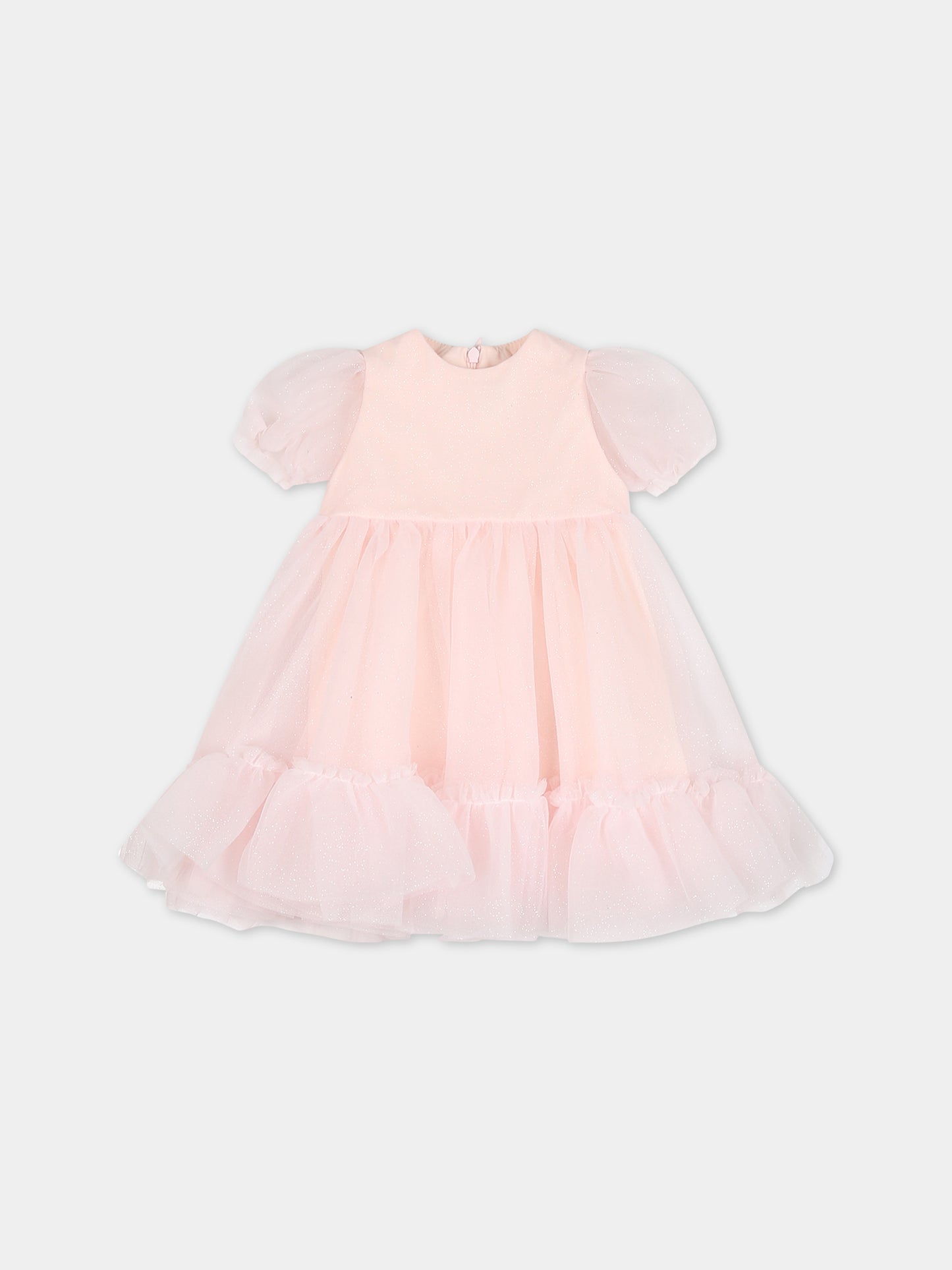 Vestito rosa per neonata,Simonetta,ST1001 O0046 517