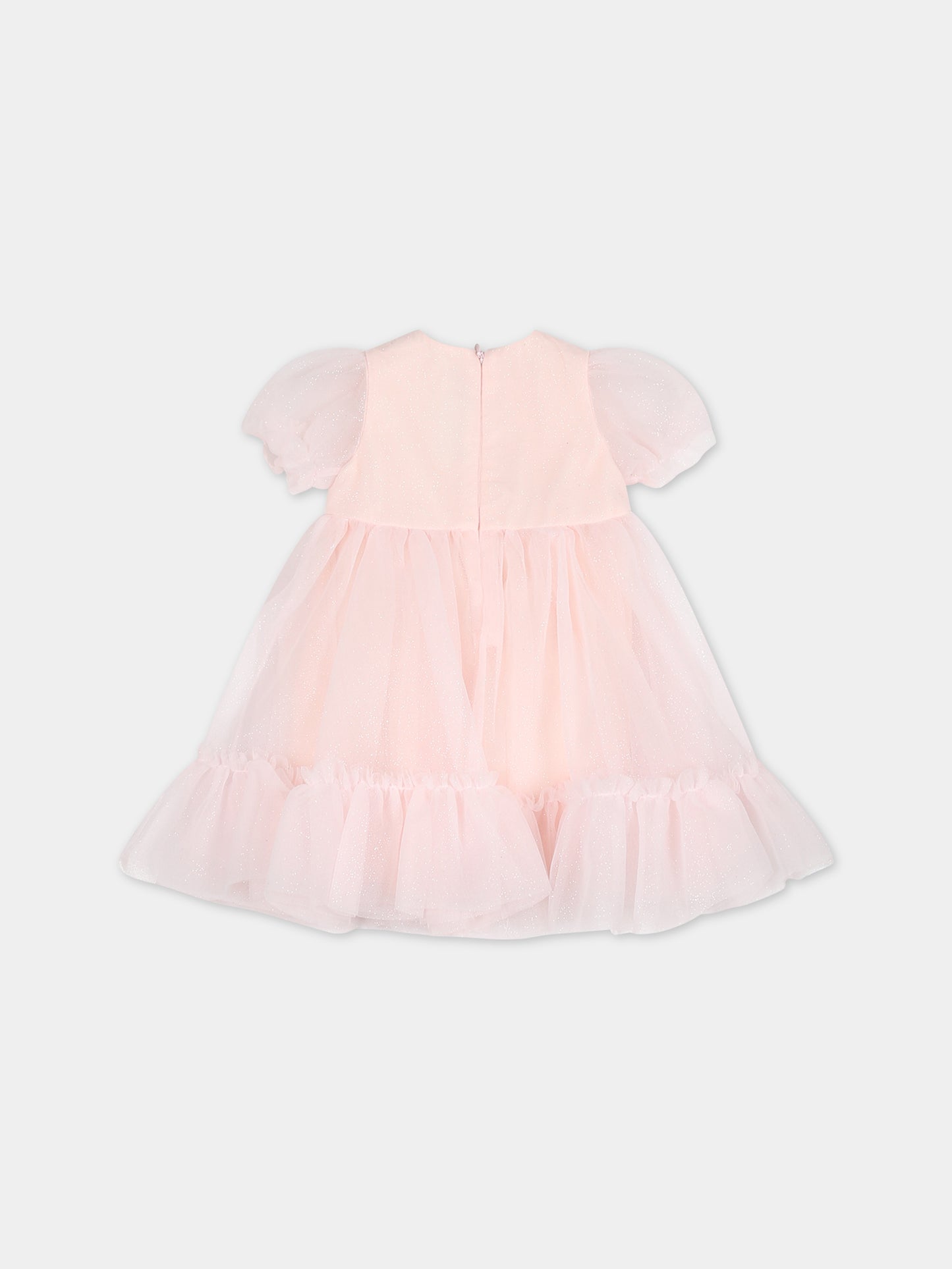 Vestito rosa per neonata,Simonetta,ST1001 O0046 517