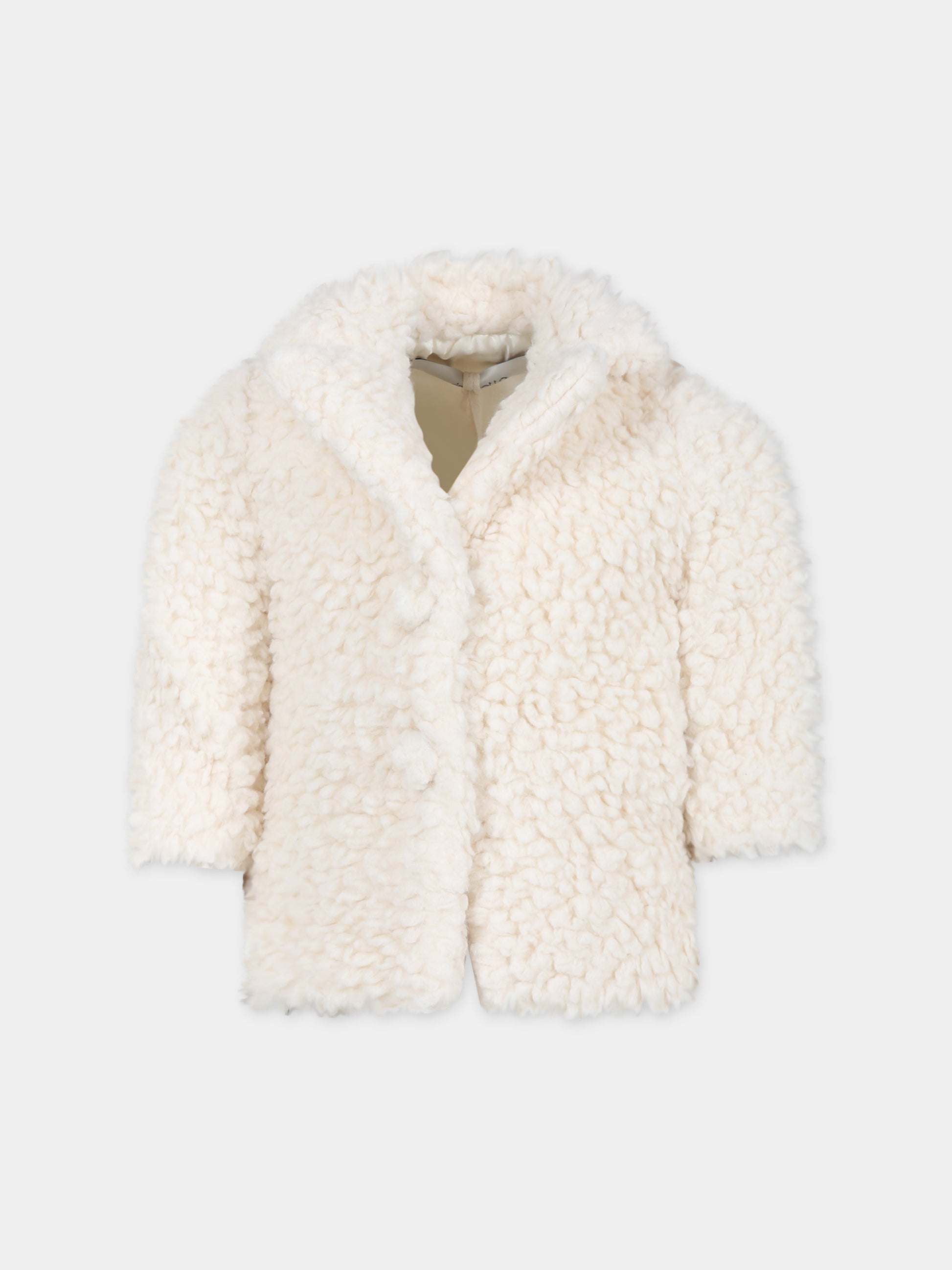 Ecopelliccia avorio per neonata,Simonetta,ST2000 U0099 102